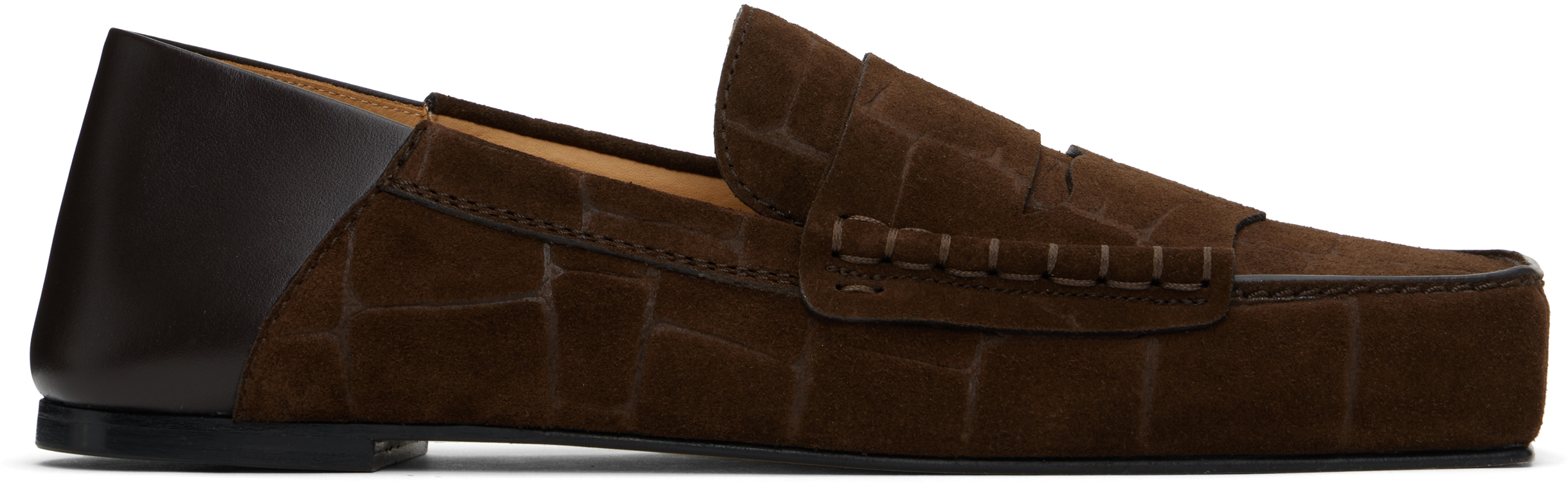 Tan La Croisière 'The Carré' Loafers