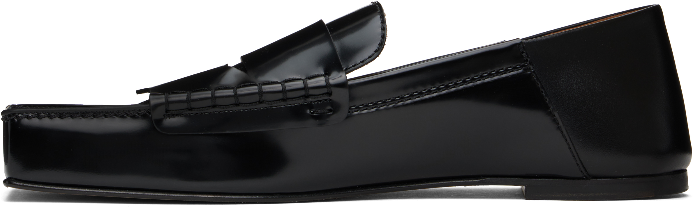 Jacquemus Black La Casa 'the Carré' Loafers In 990 Black