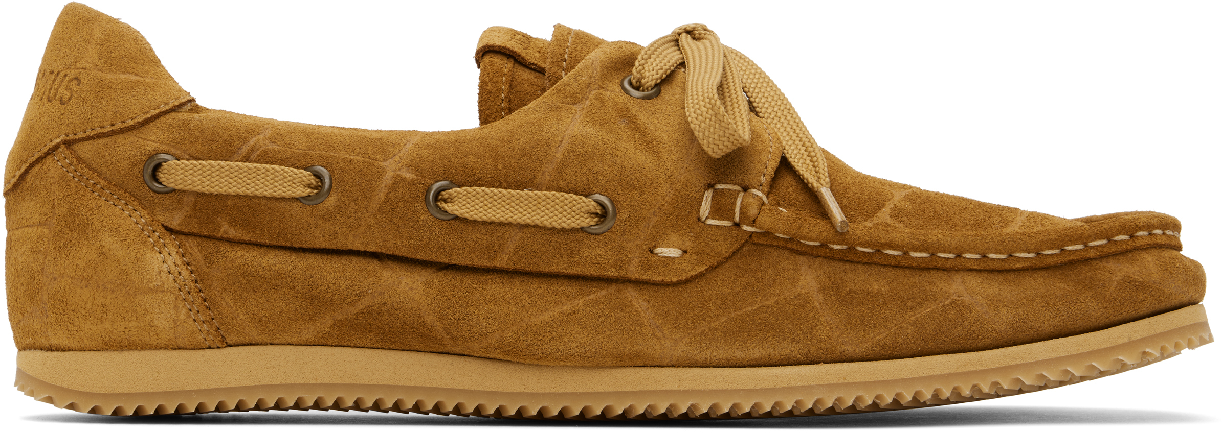 Jacquemus Tan La Croisière 'the Batto' Boat Shoes
