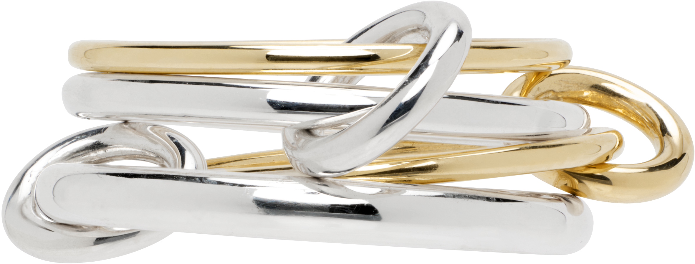 Silver & Gold Pisces SG Ring