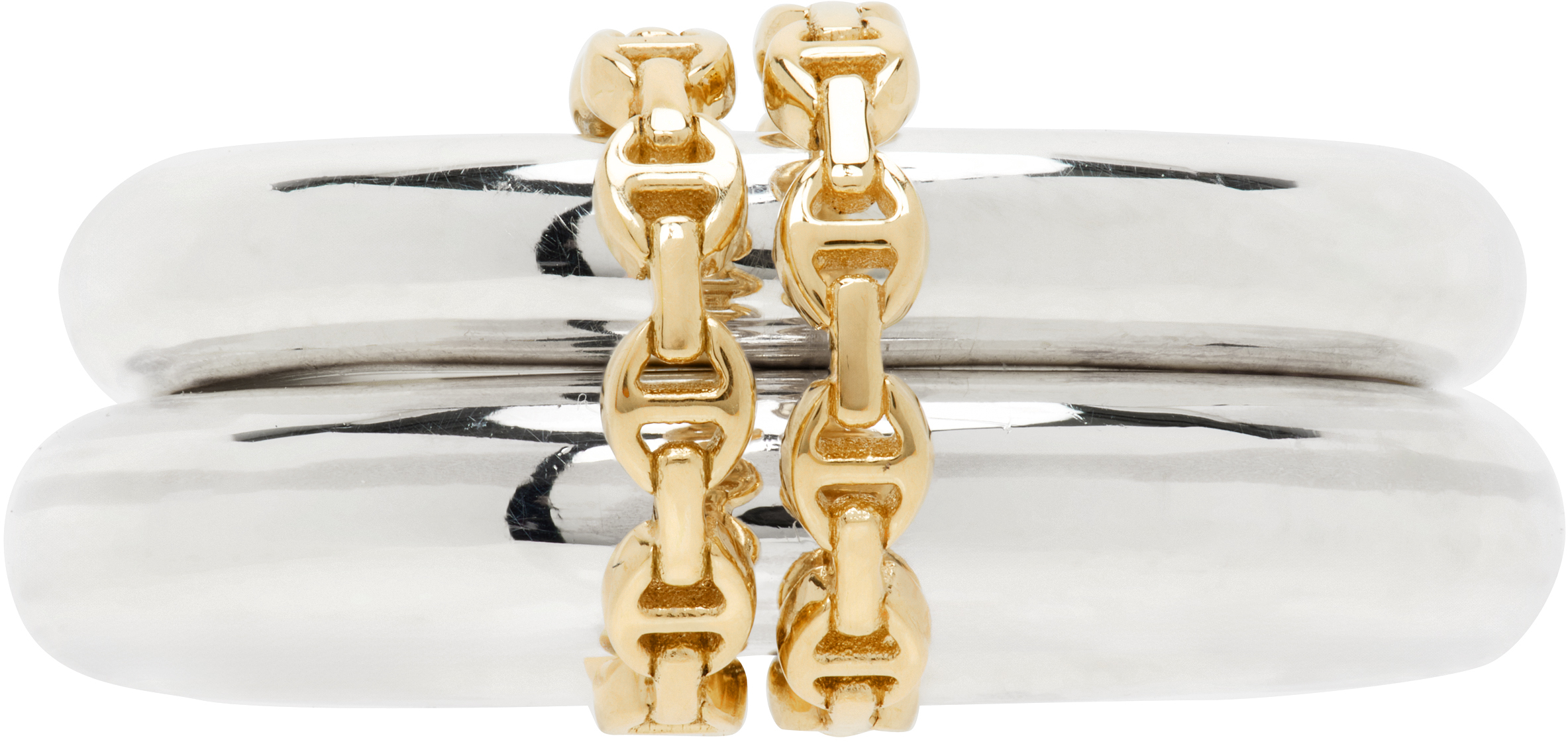 Spinelli Kilcollin Silver & Gold Virgo Hb Ring In 18k Gold & Sterling