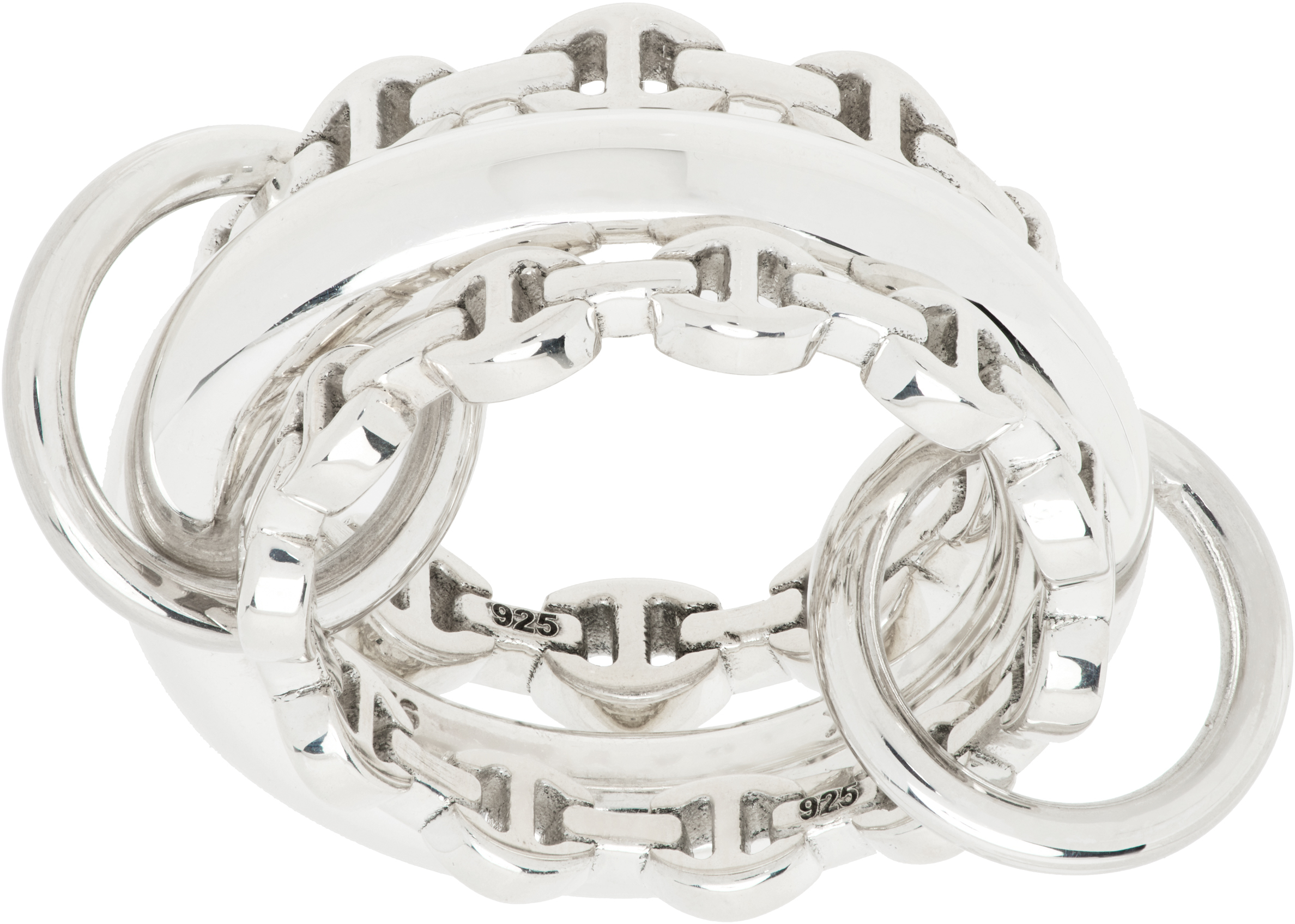 Spinelli Kilcollin Silver Microdame Sk Ring In Sterling Silver
