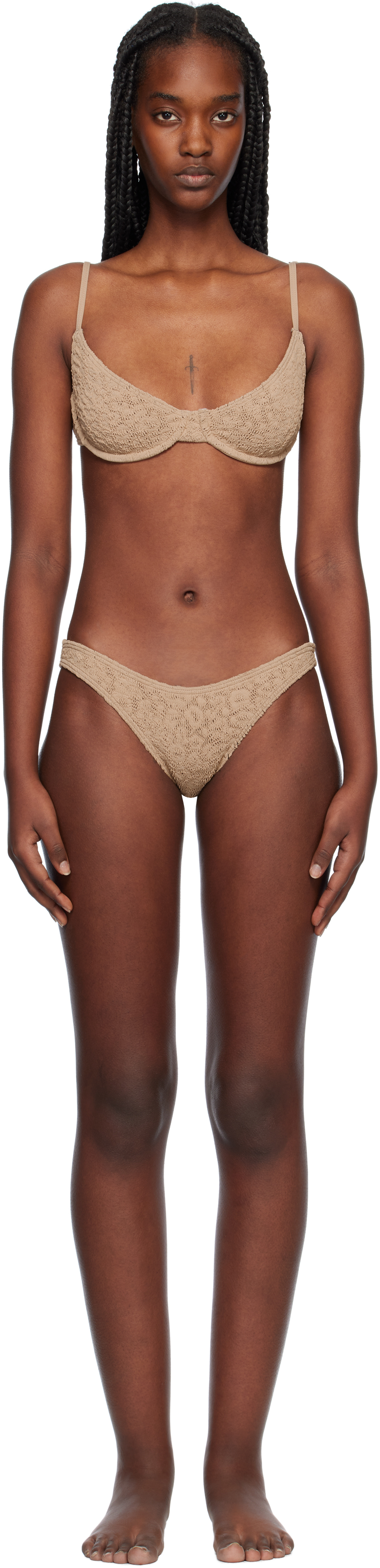 Beige Gracie 
Sign Bikini