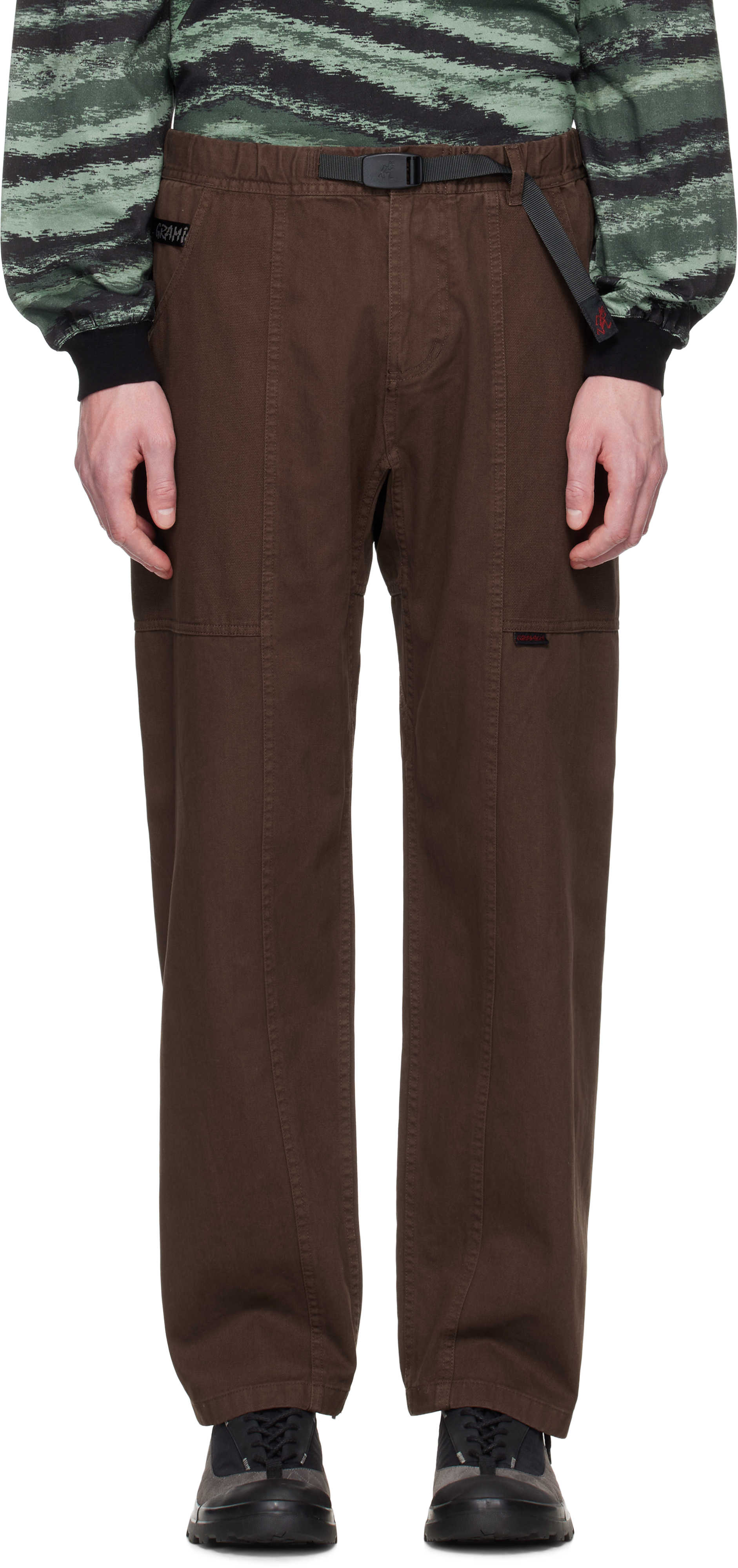 Gramicci Brown Gadget Trousers In Tobacco