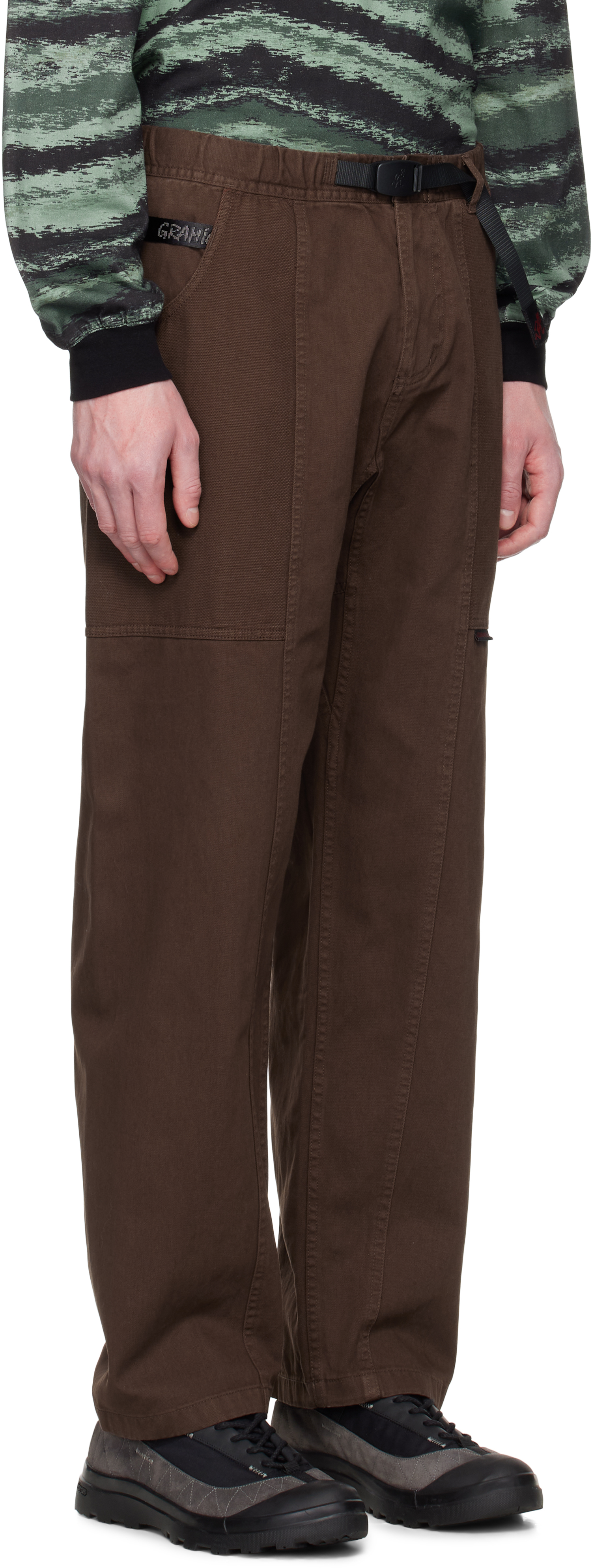 Gramicci Brown Gadget Trousers In Tobacco