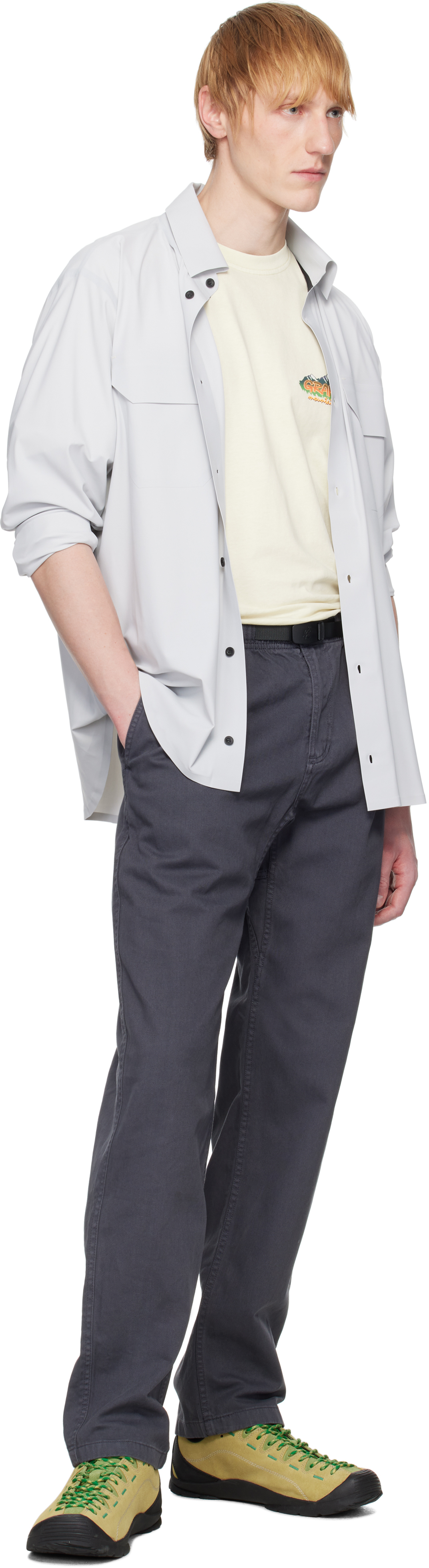 Gramicci Gray '' Trousers In Fossil Grey Pigment