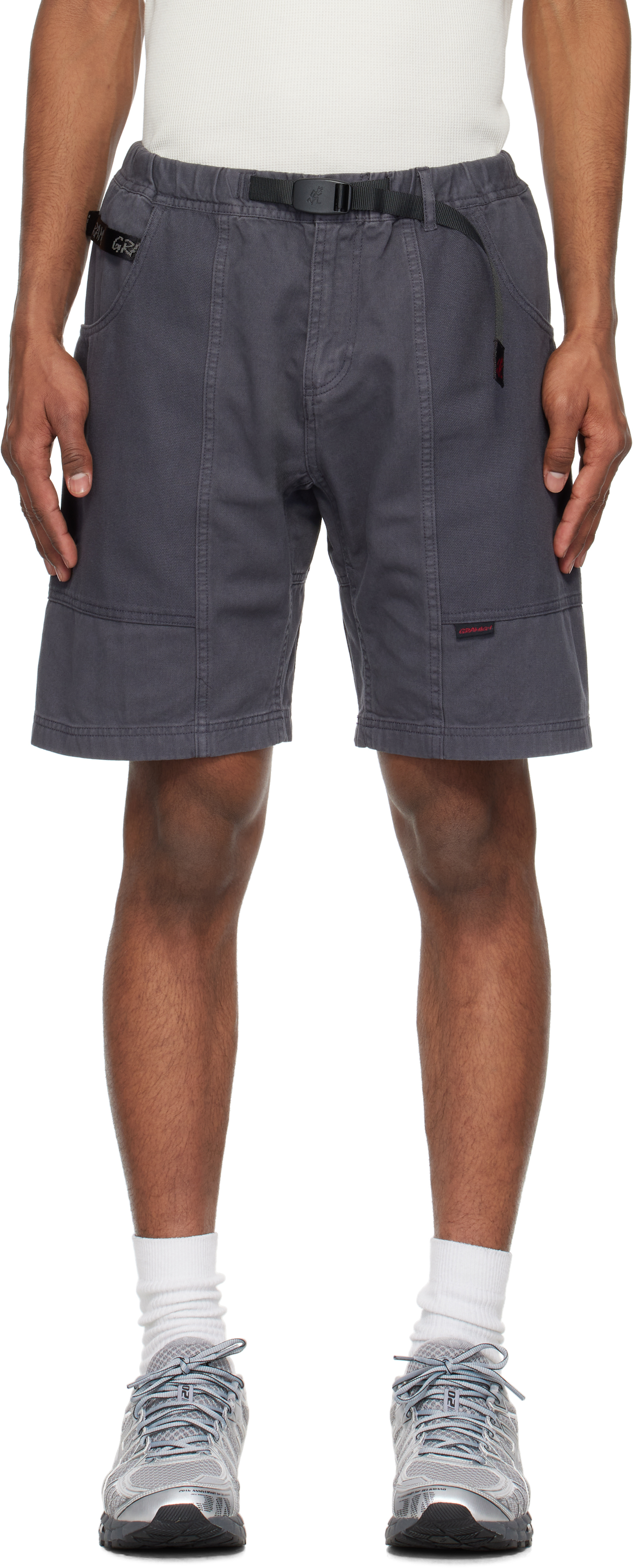 Gramicci Gray Gadget Shorts In Fossil Grey