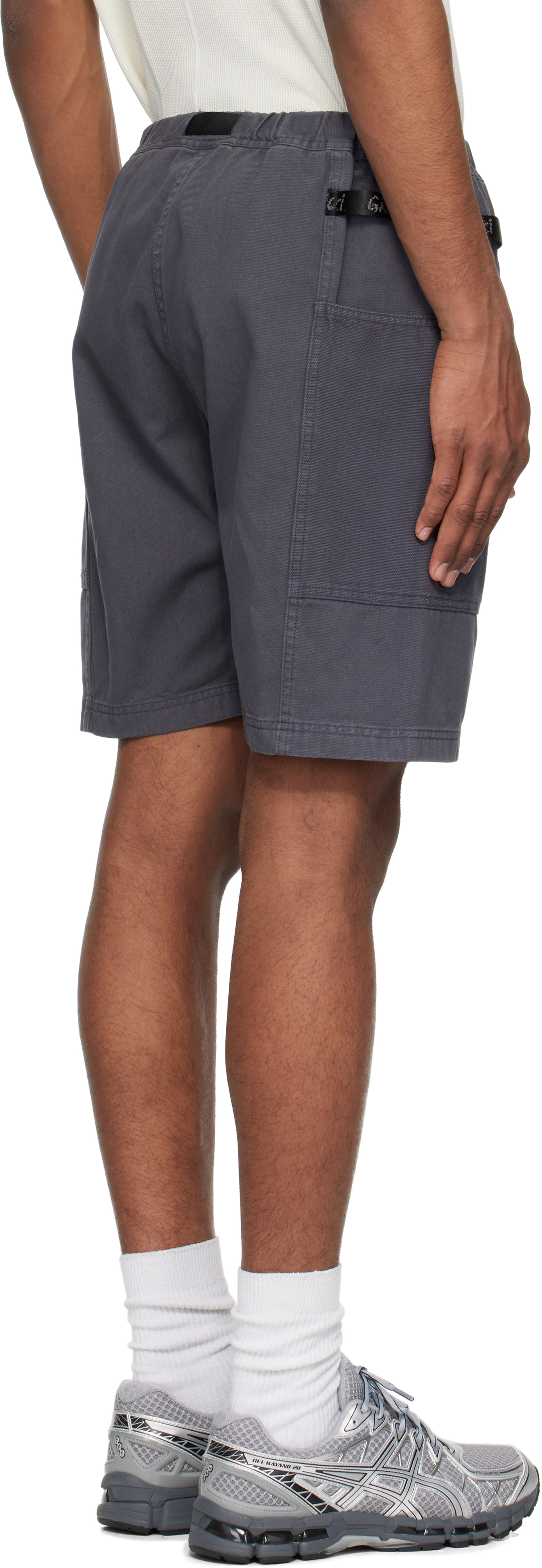 Gramicci Gray Gadget Shorts In Fossil Grey