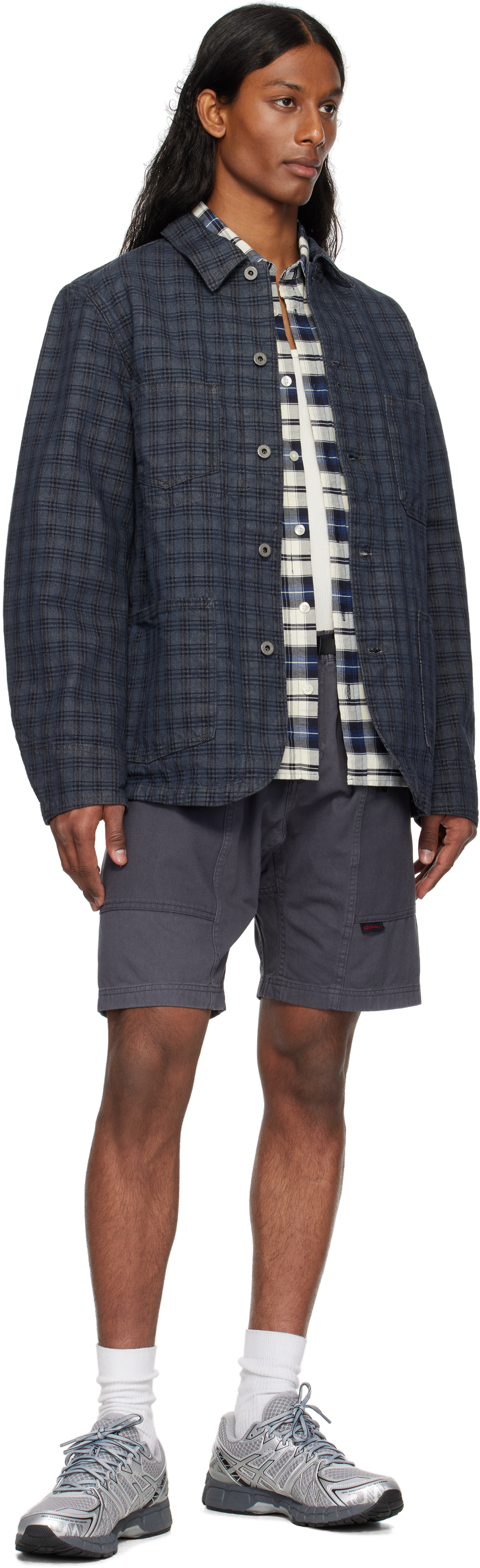 Gramicci Gray Gadget Shorts In Fossil Grey