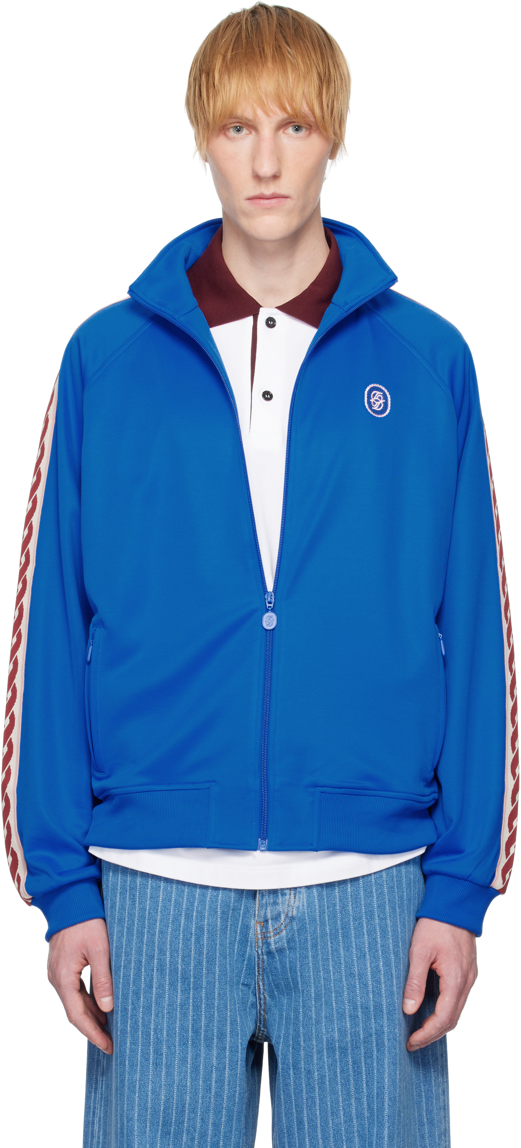 Blue 'Le Track Jacket Tresse' Track Jacket
