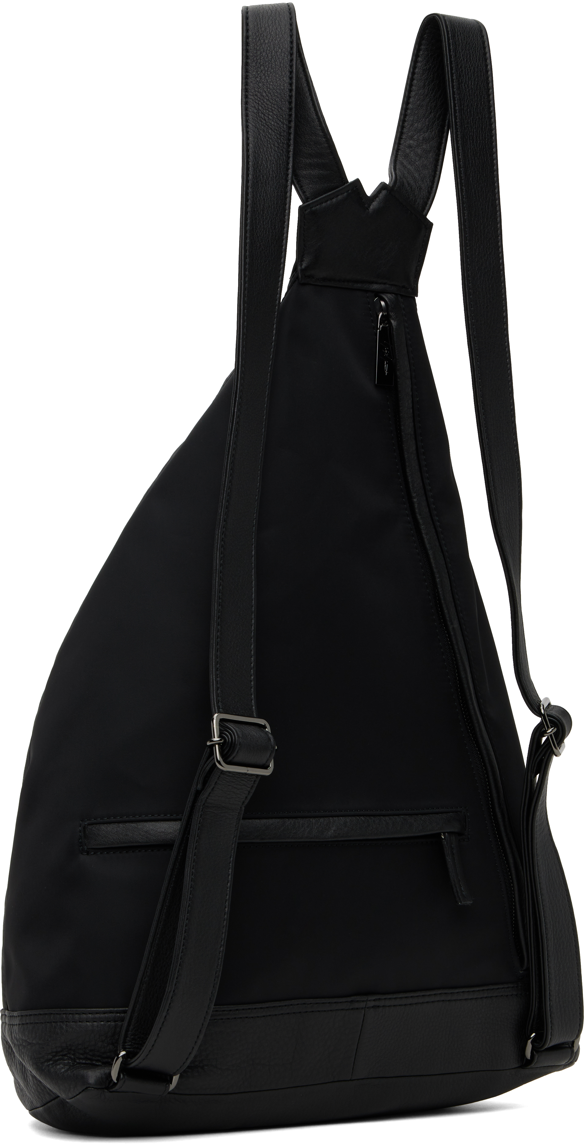 YOHJI YAMAMOTO Hakama Nylon & Leather Backpack | Smart Closet