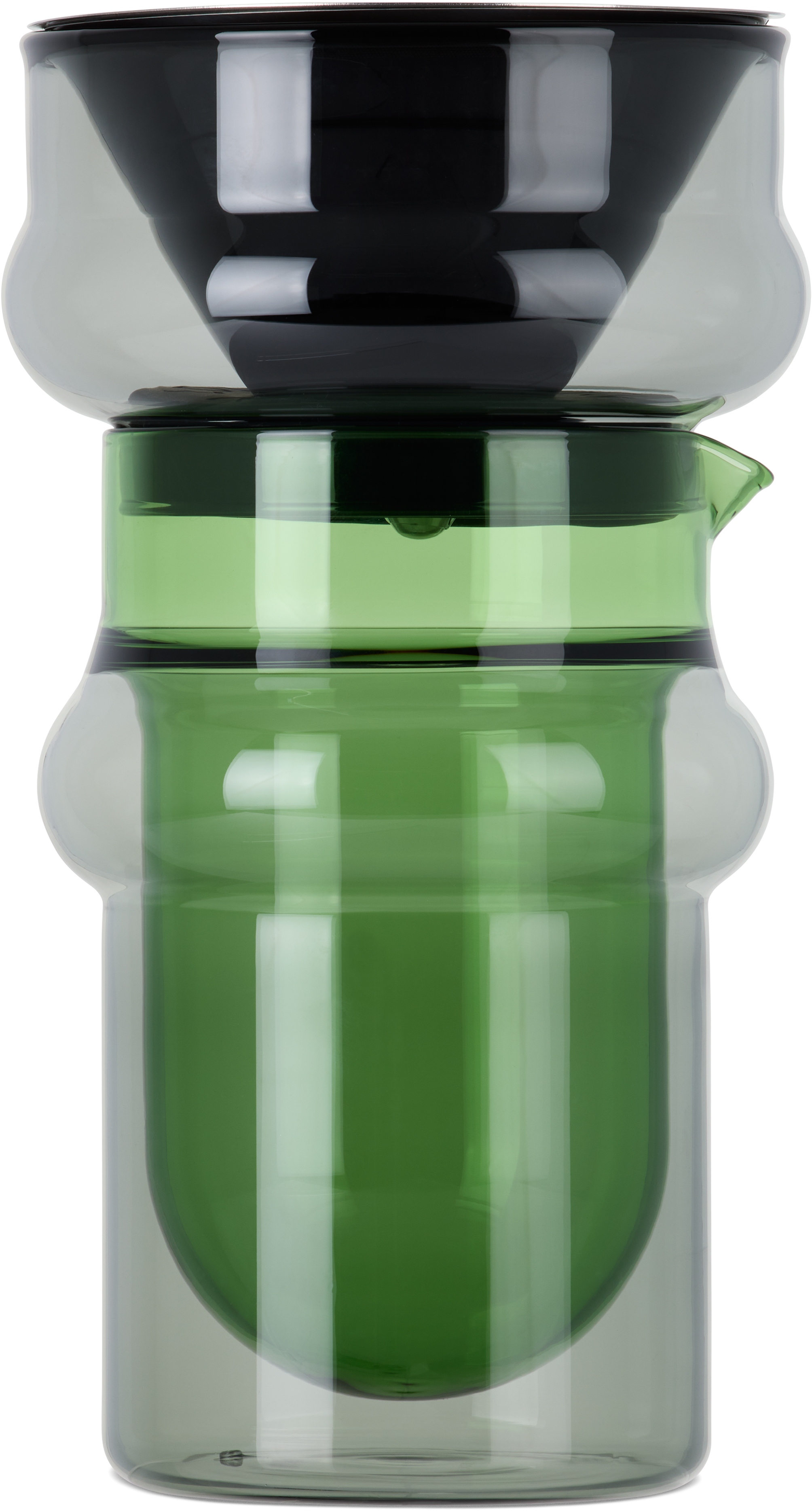 Tom Dixon グリーン＆グレー Bump コーヒー カラフェ フィルター