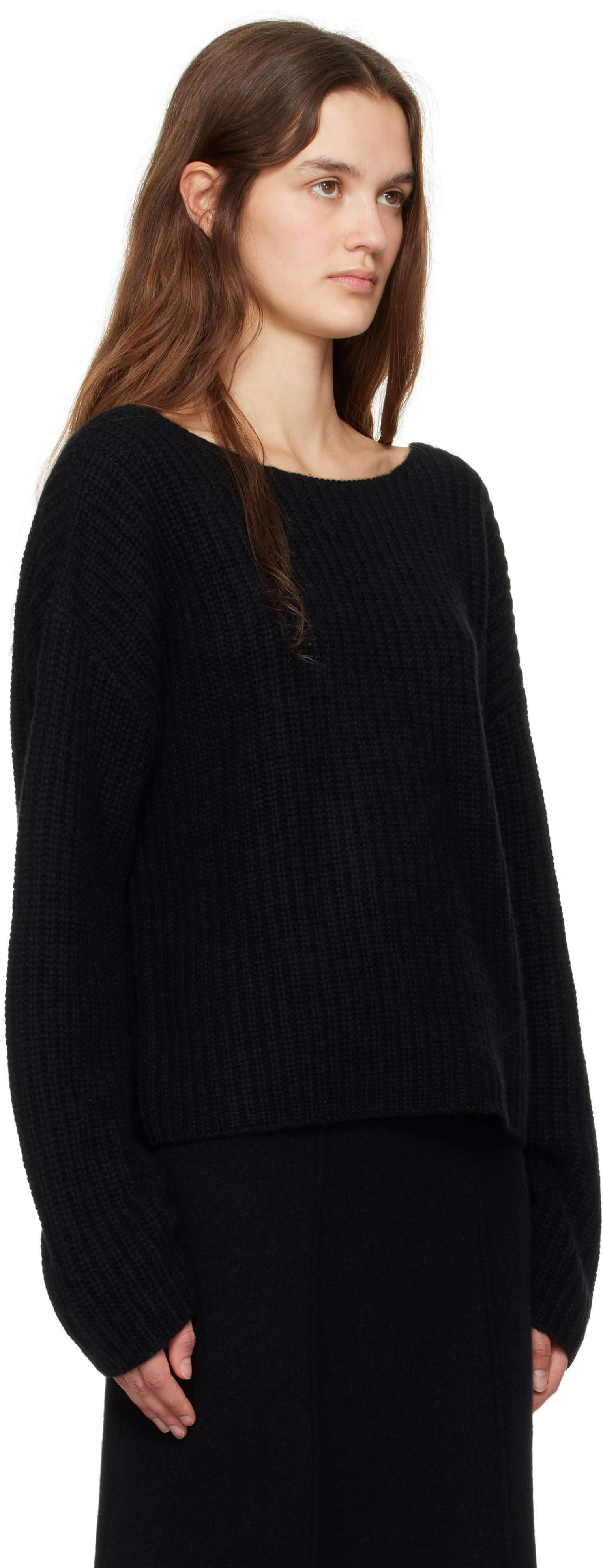 Lisa Yang Black Kajsa Sweater In Bl Black