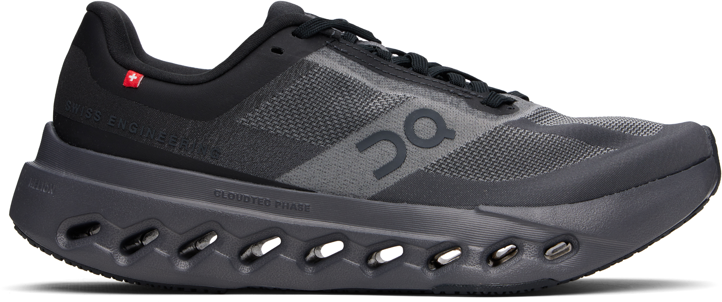 ON BLACK & GRAY CLOUDSURFER NEXT SNEAKERS