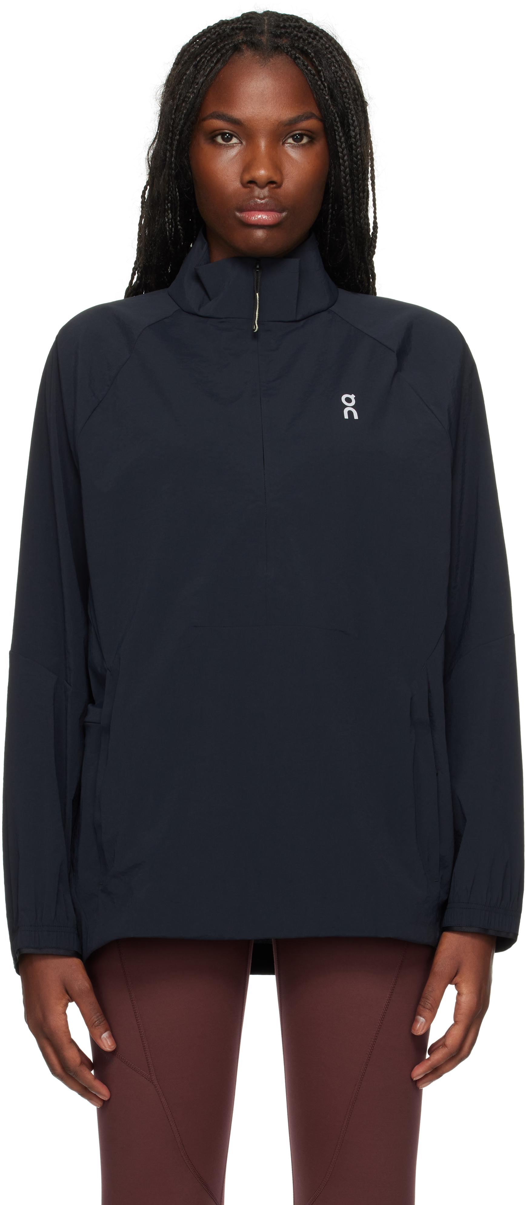 On Black All-day Half-zip Jacket