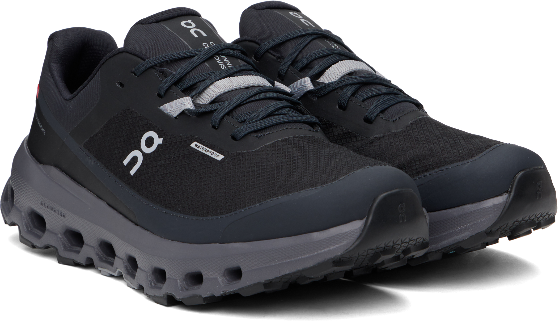 On Black Cloudvista 2 Waterproof Sneakers In Black | Eclipse