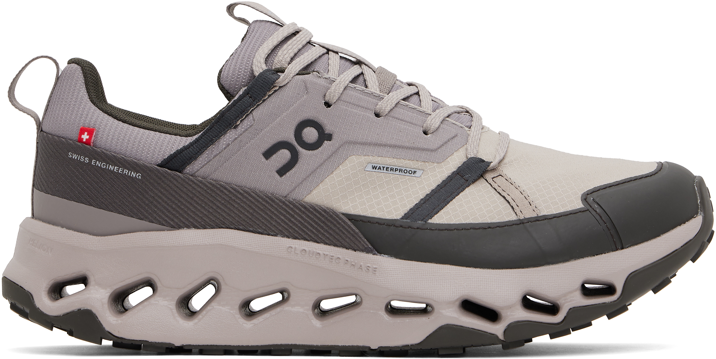 On Gray & Beige Cloudhoriz Waterproof Sneakers In Fog | Thorn