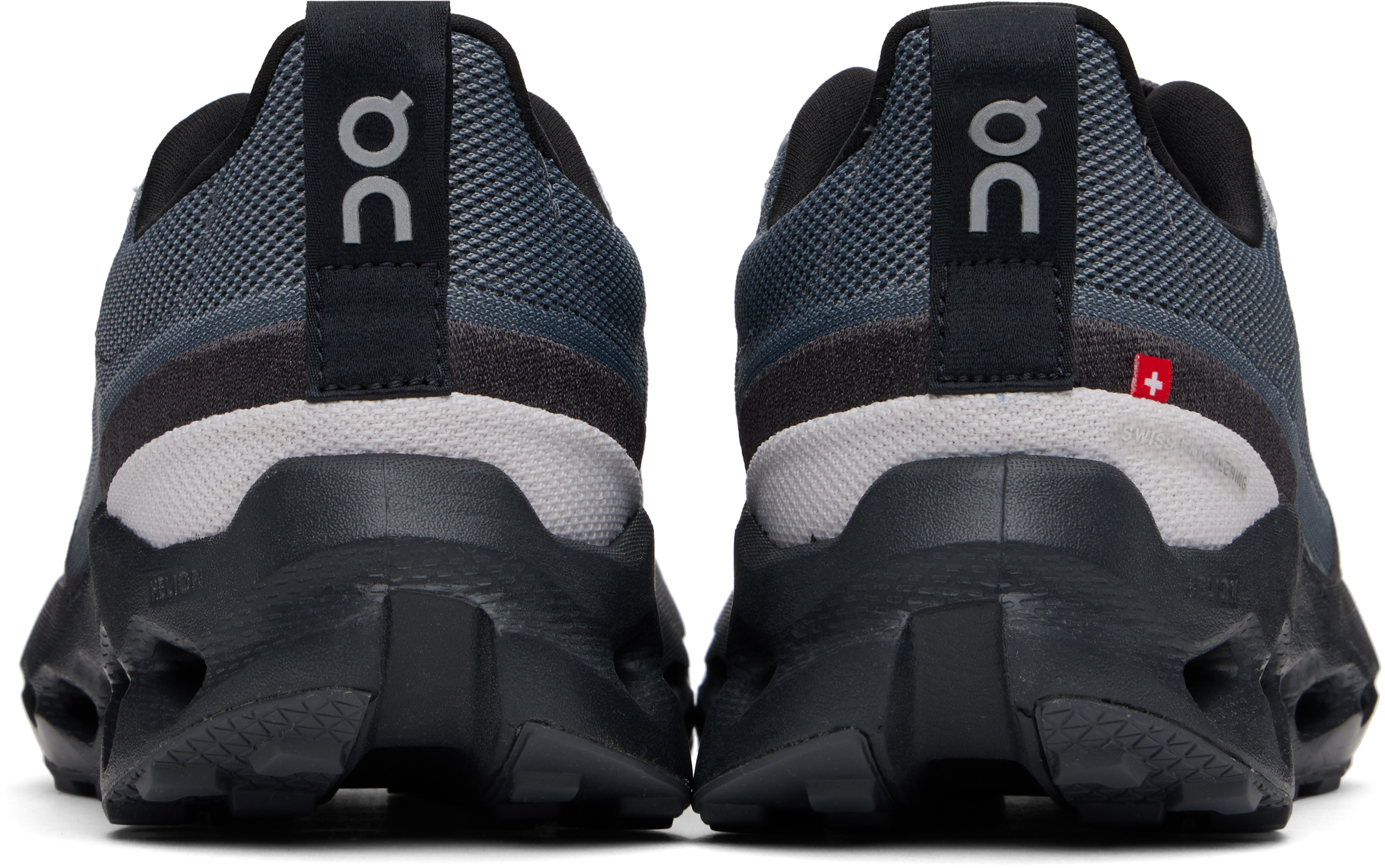 On Gray & Black Cloudsurfer Trail Sneakers In Eclipse | Black