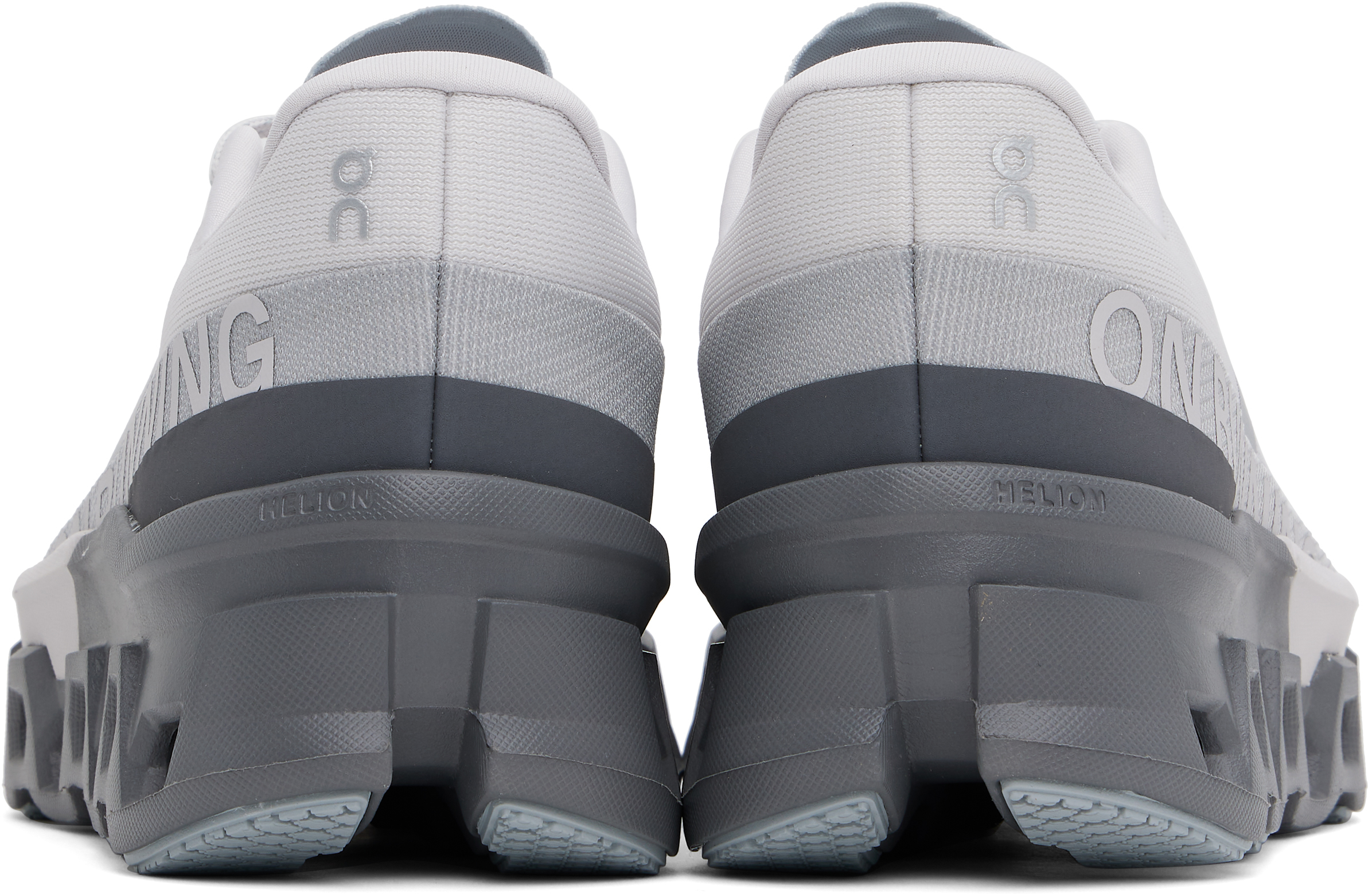 On White & Gray Cloudmster 2 Sneakers In Frost | Rock