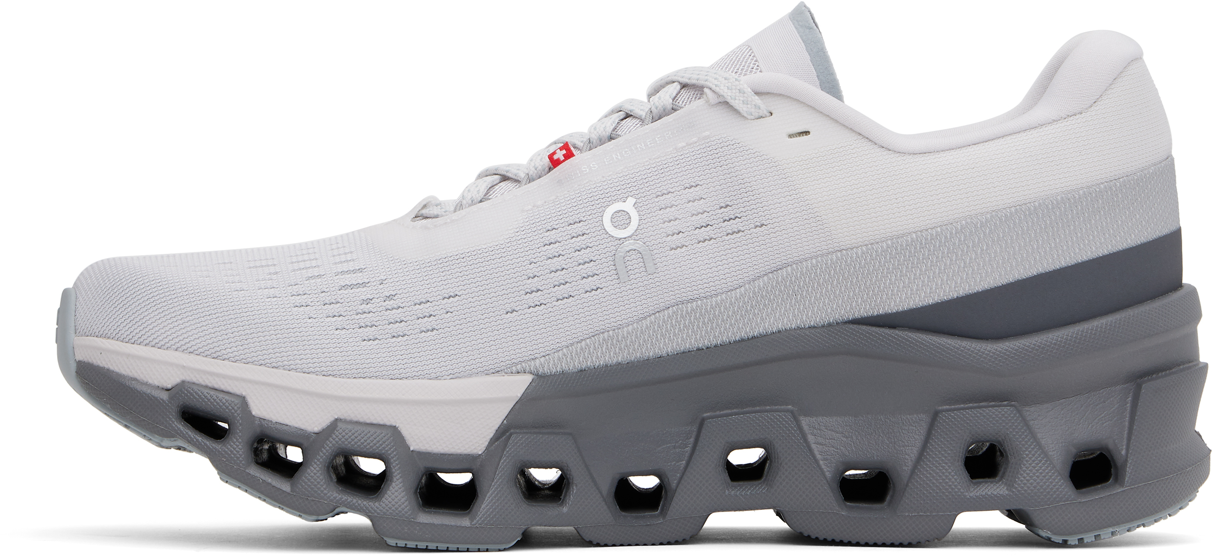 On White & Gray Cloudmster 2 Sneakers In Frost | Rock
