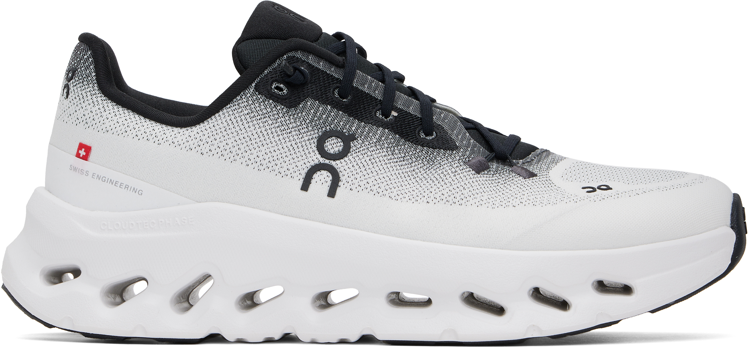 ON BLACK & WHITE CLOUDTILT SNEAKERS