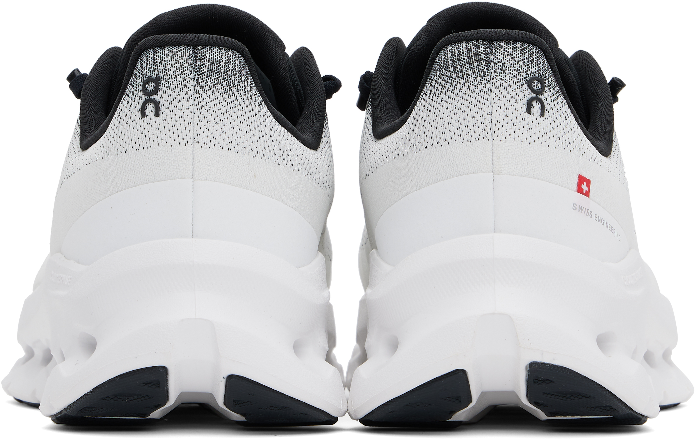 ON BLACK & WHITE CLOUDTILT SNEAKERS