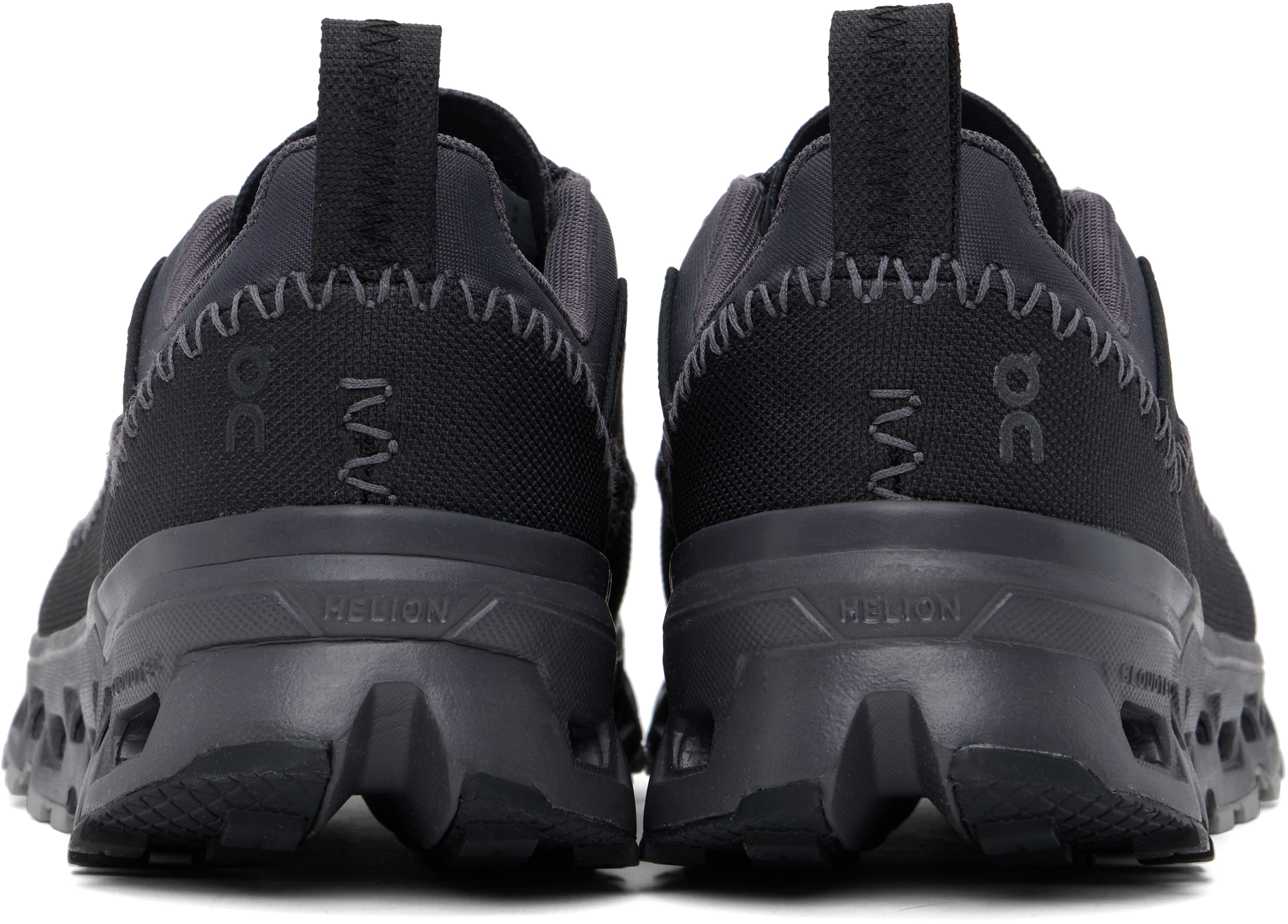 On Cloudaway 2 Rubber-trimmed Coated Recycled-shell And Mesh Sneakers In Black | Eclipse