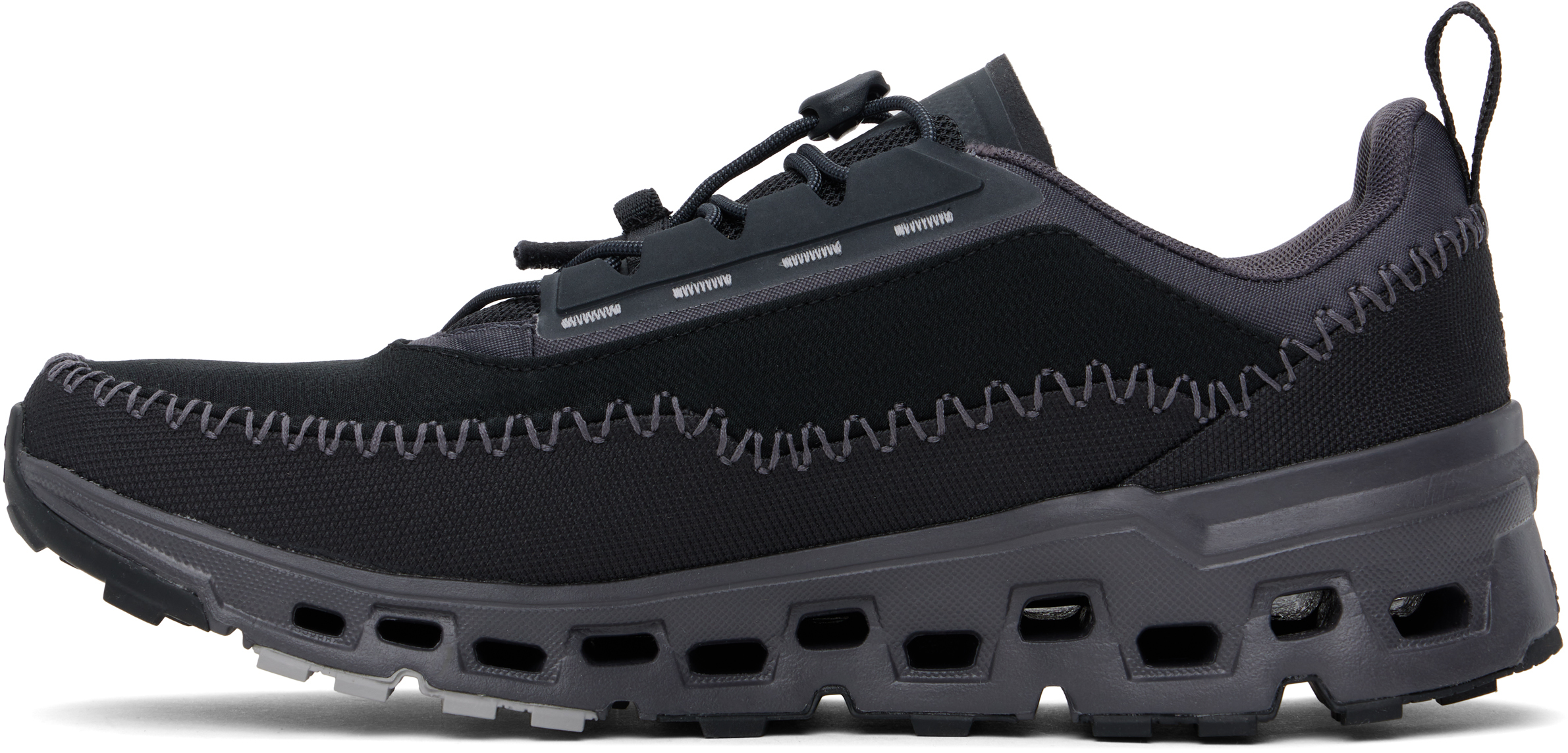 On Cloudaway 2 Rubber-trimmed Coated Recycled-shell And Mesh Sneakers In Black | Eclipse