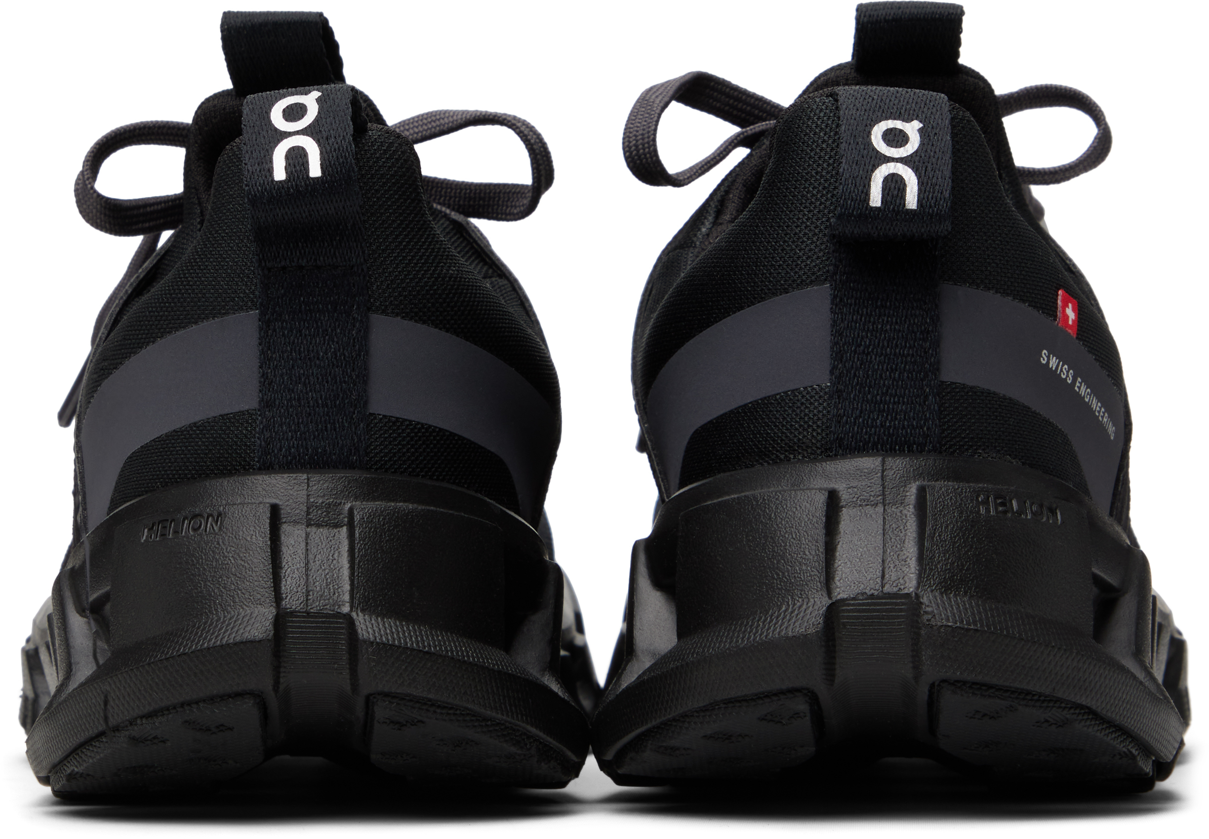 On Big Kids Black Cloudswift Sneakers In Black | Eclipse