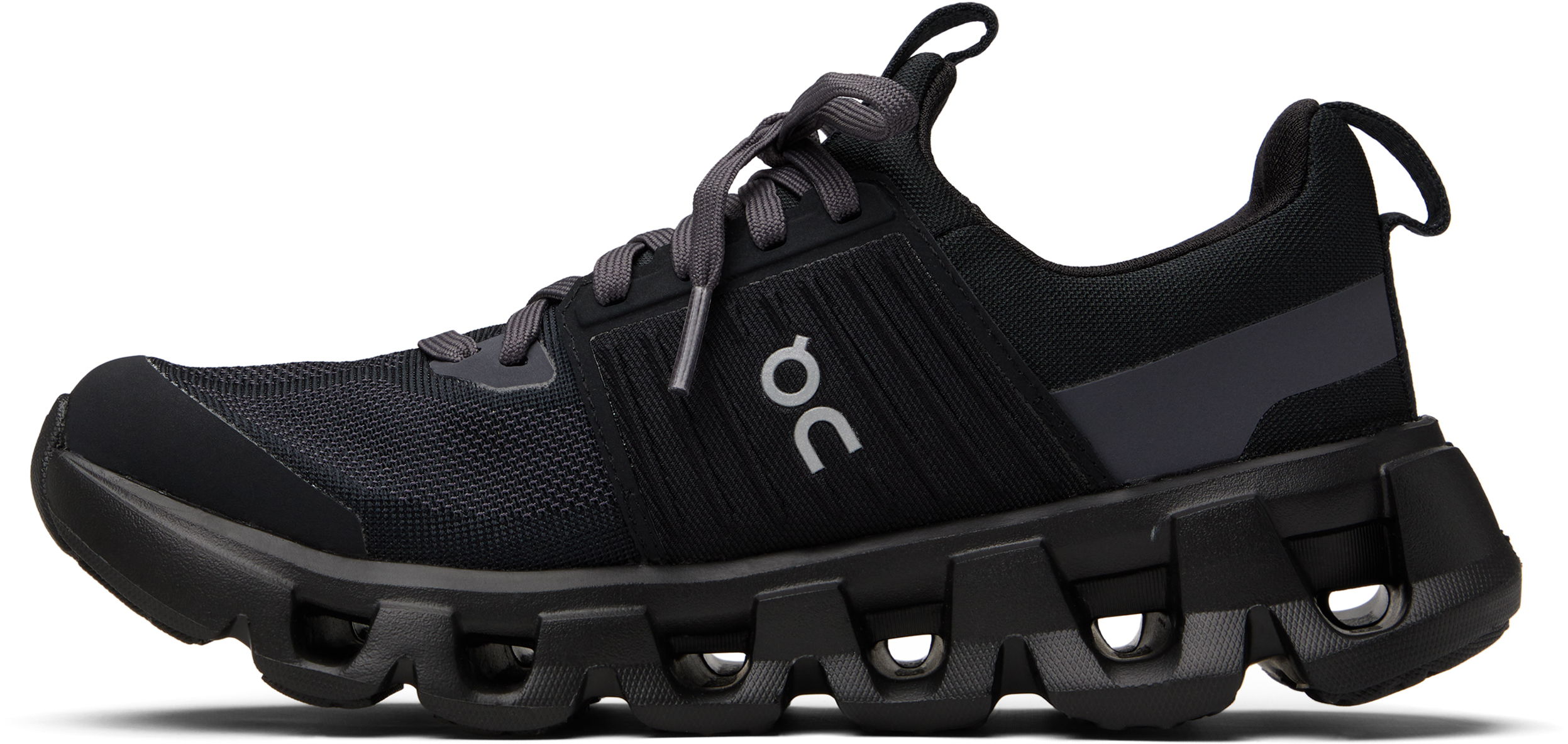 On Big Kids Black Cloudswift Sneakers In Black | Eclipse