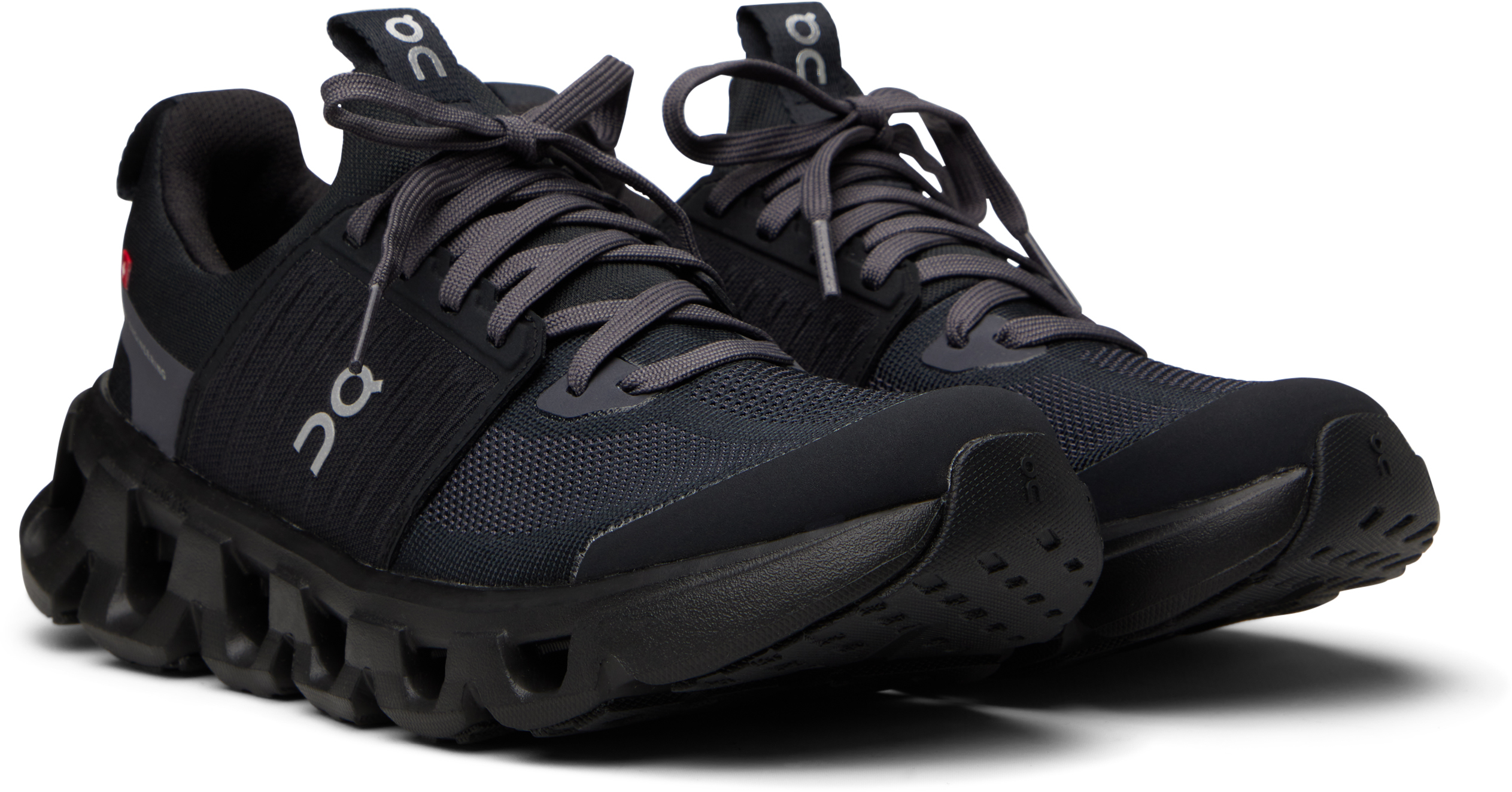 On Big Kids Black Cloudswift Sneakers In Black | Eclipse