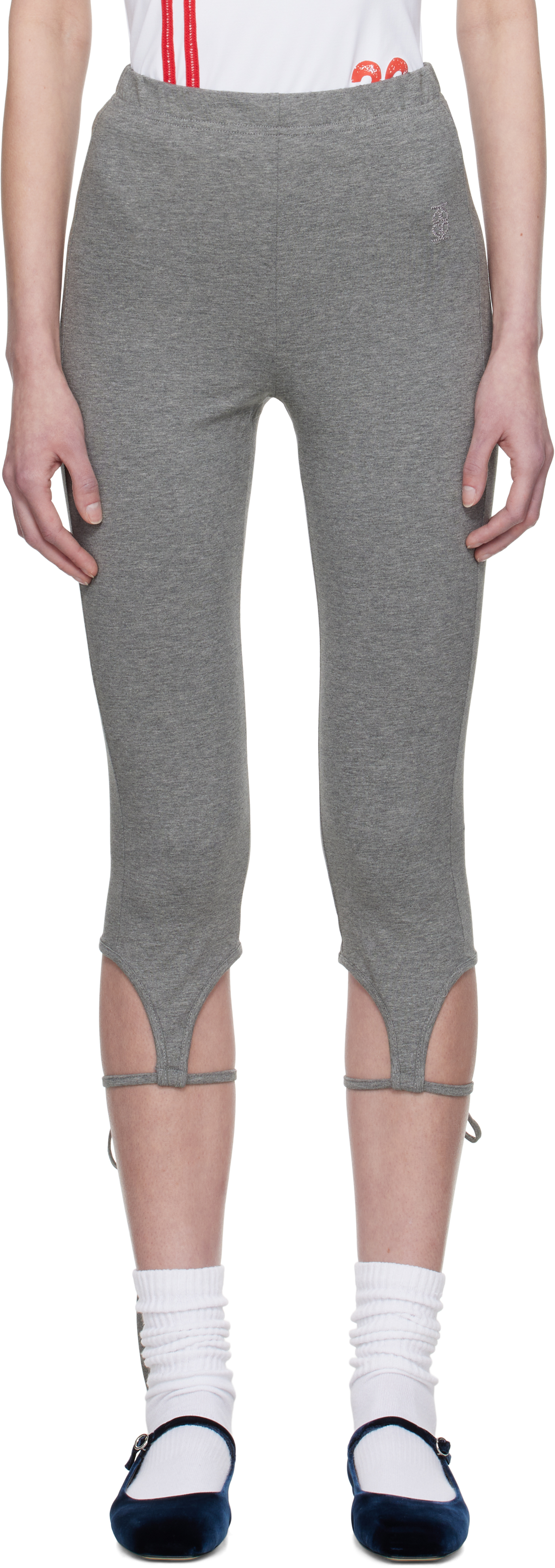 Gray Capri Leggings