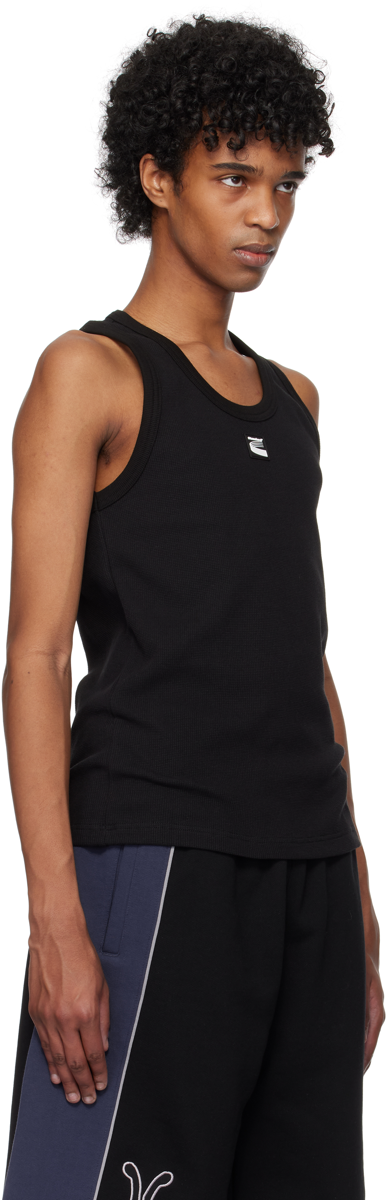 Kijun Blak Patch Tank Top In Black