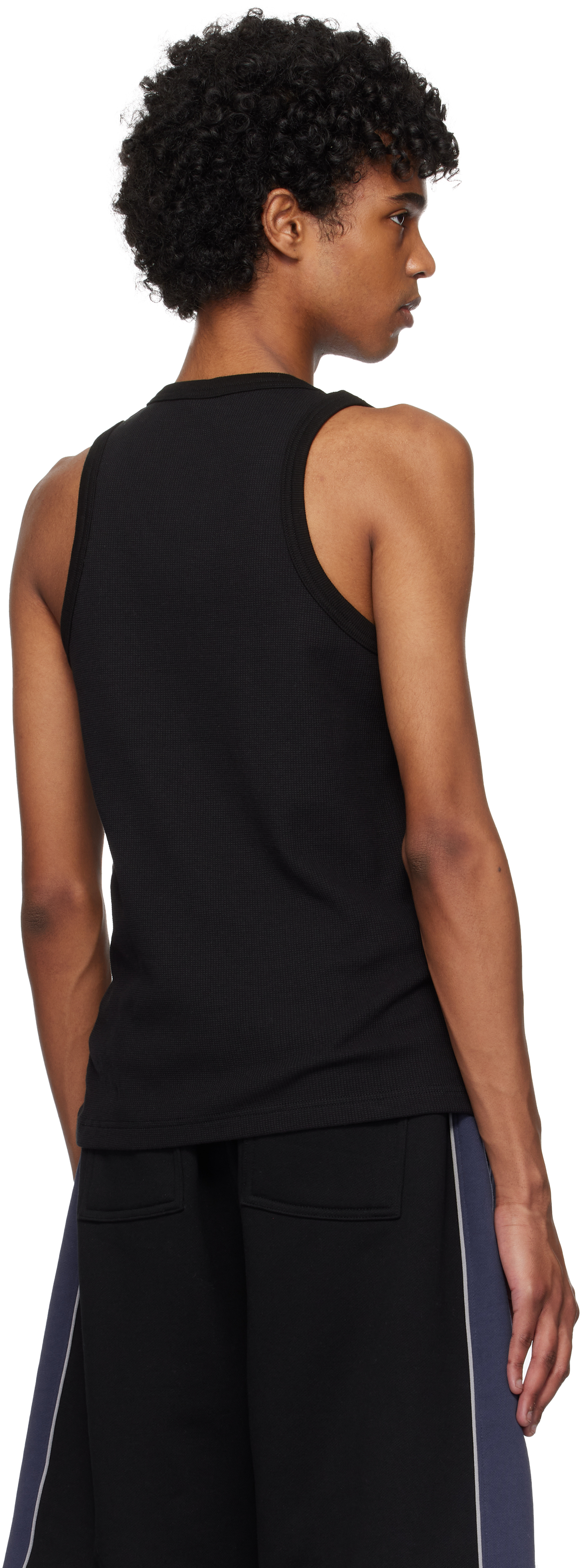 Kijun Blak Patch Tank Top In Black