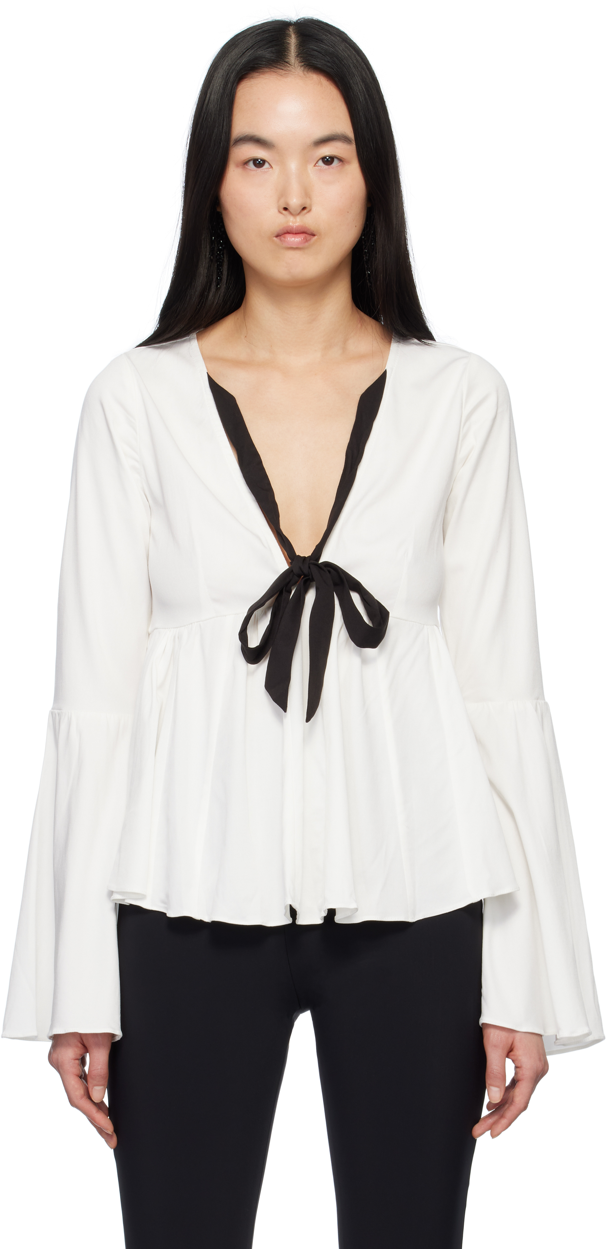 White Naomi Blouse