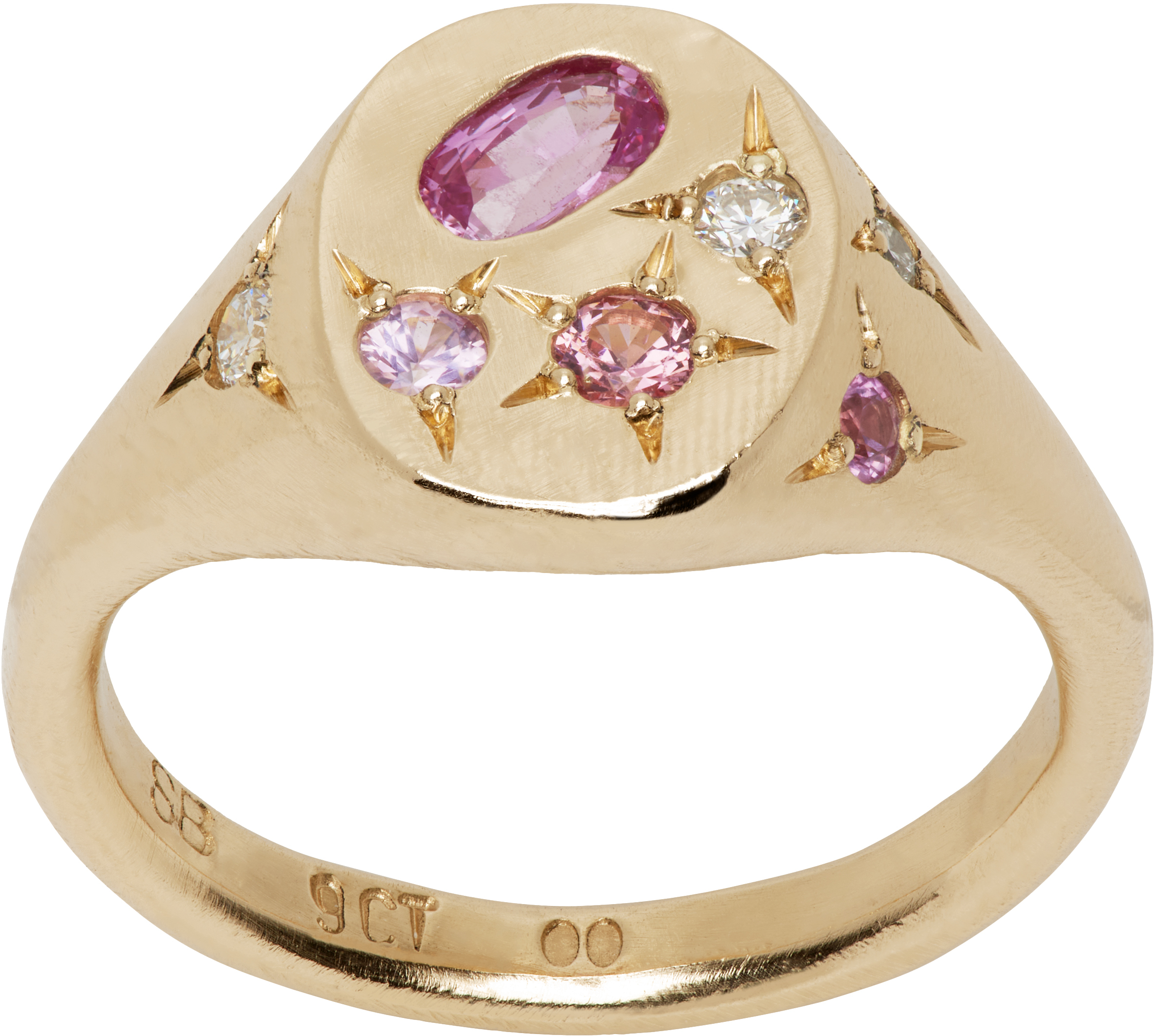 Gold & Pink Spazio Ring