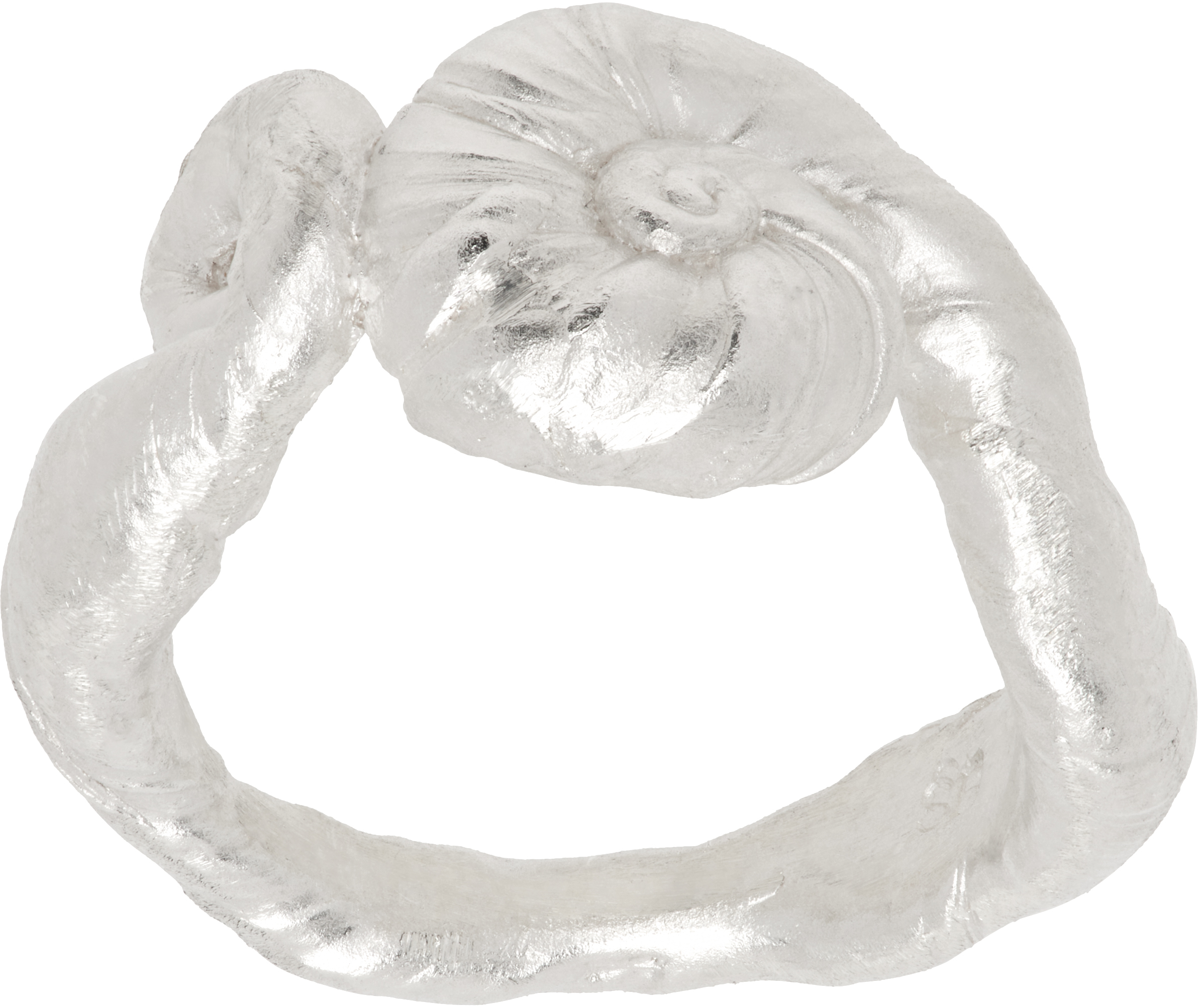 Silver Hell Spiral 1 Ring