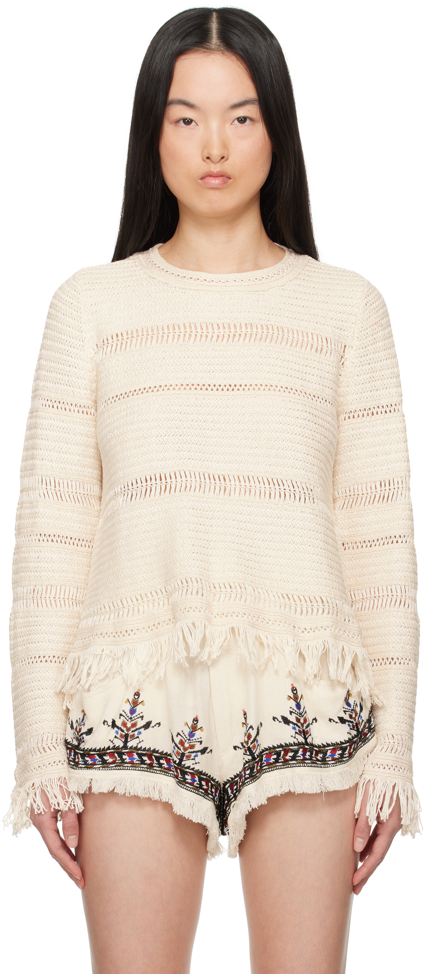 Isabel Marant Etoileのオフホワイト Azilis セーターがセール中