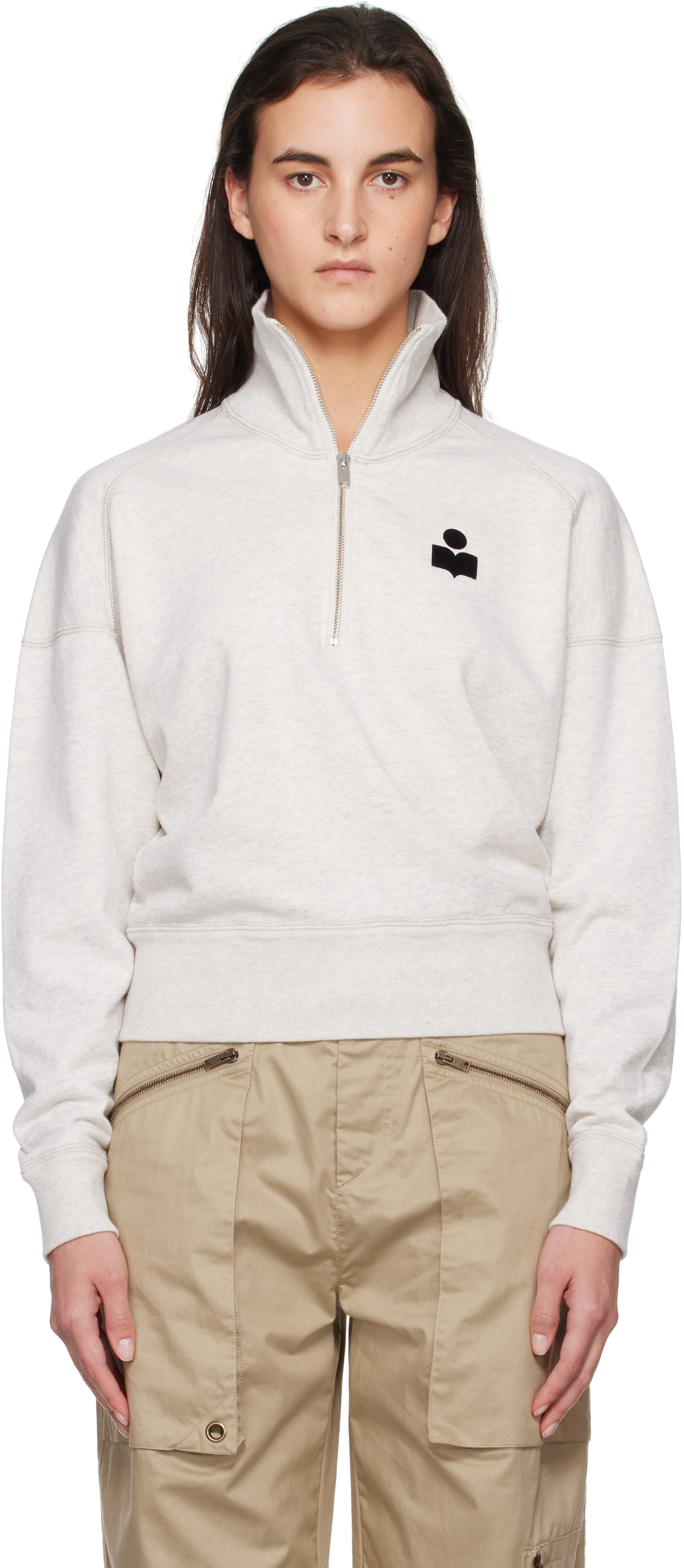 Gray Ross Logo Sweatshirt