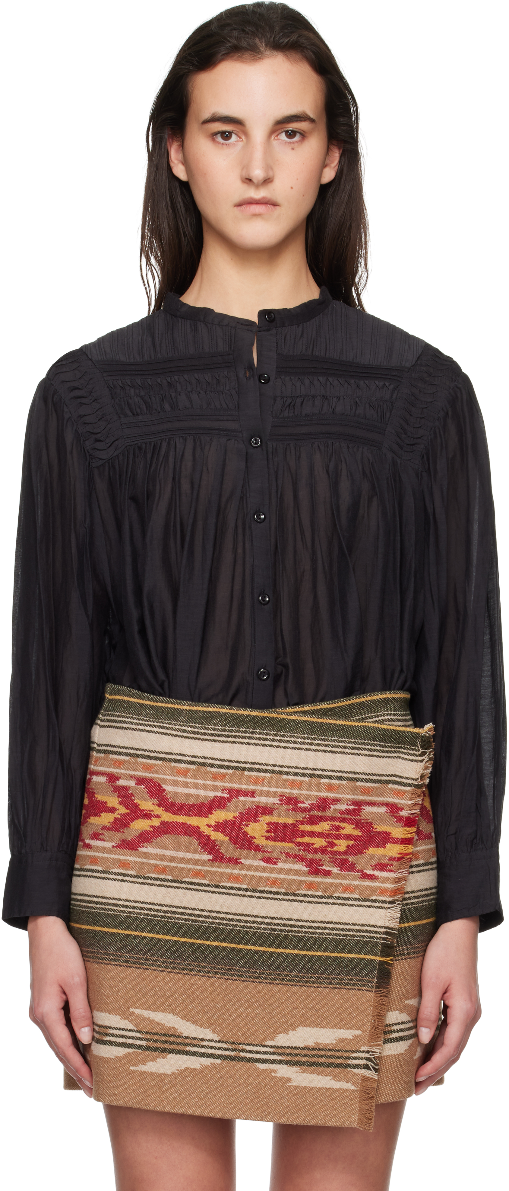 Black Plalia Shirt