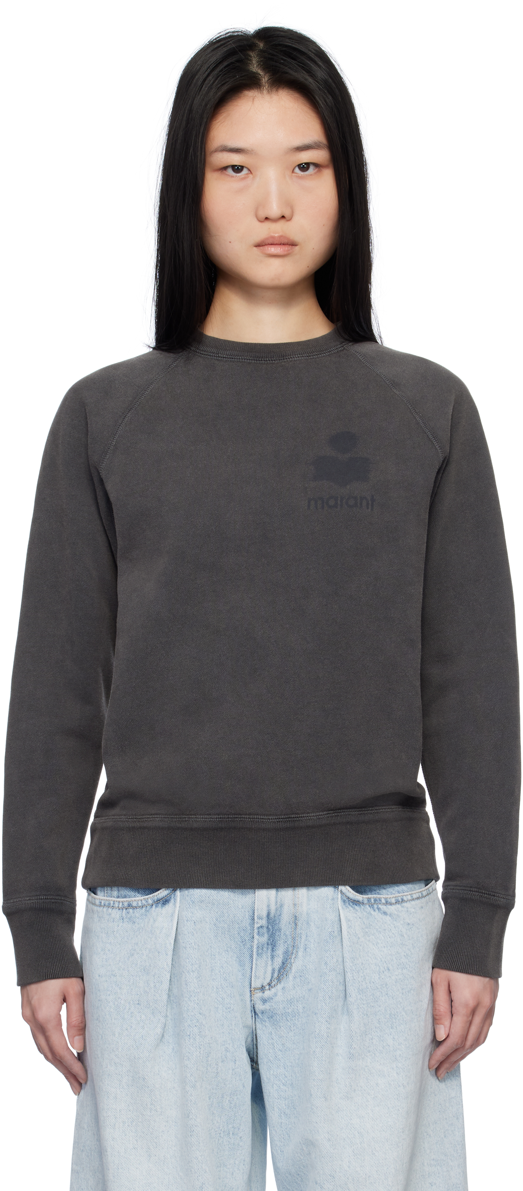 isabel marant etoile gray milla sweatshirt