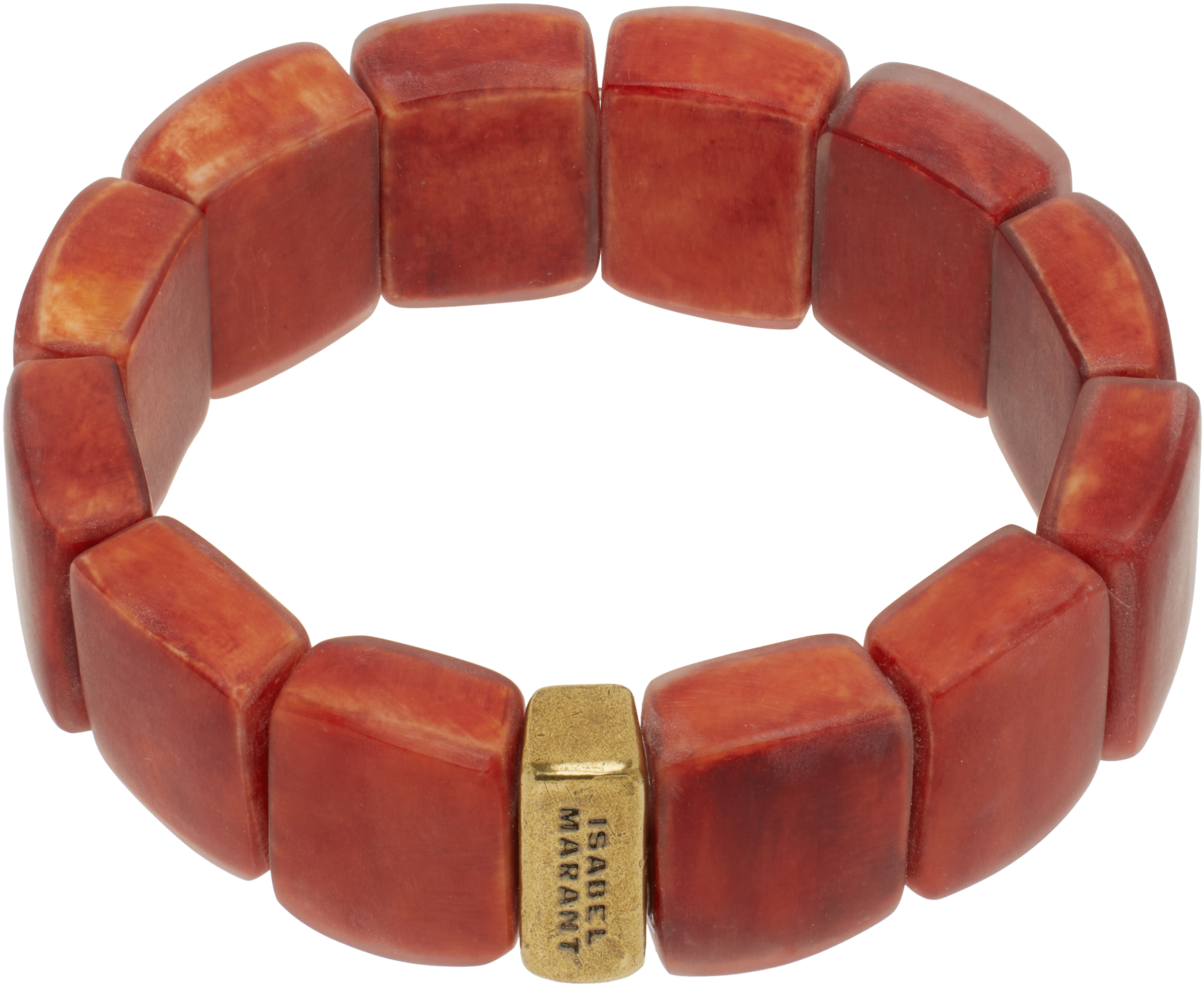 Isabel Marant イザベルマラン ロゴ レッド Tya ブレスレット Isabel Marantのレッド Tya ブレスレットがセール中