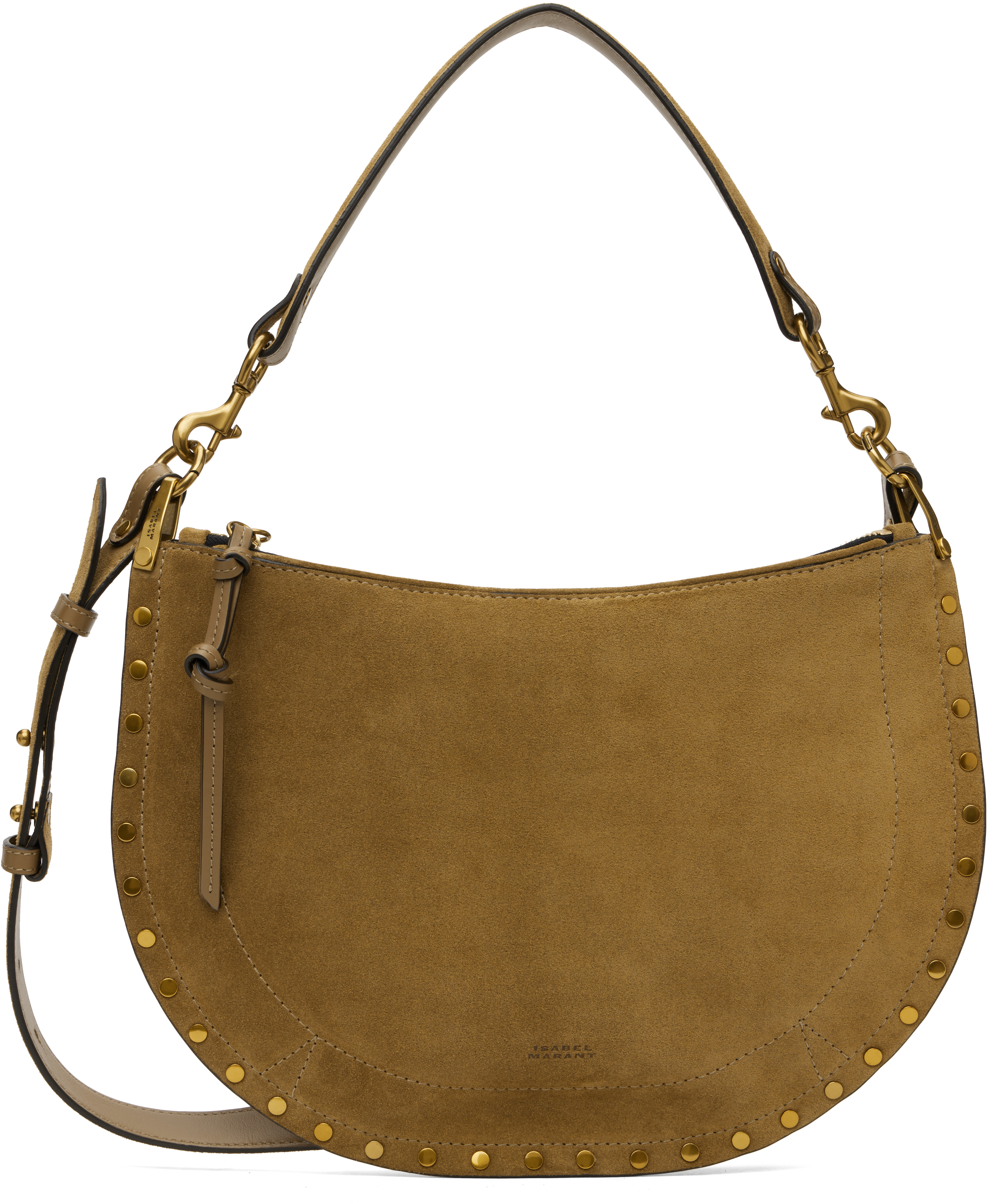 Khaki Oskan Soft Zipped Bag