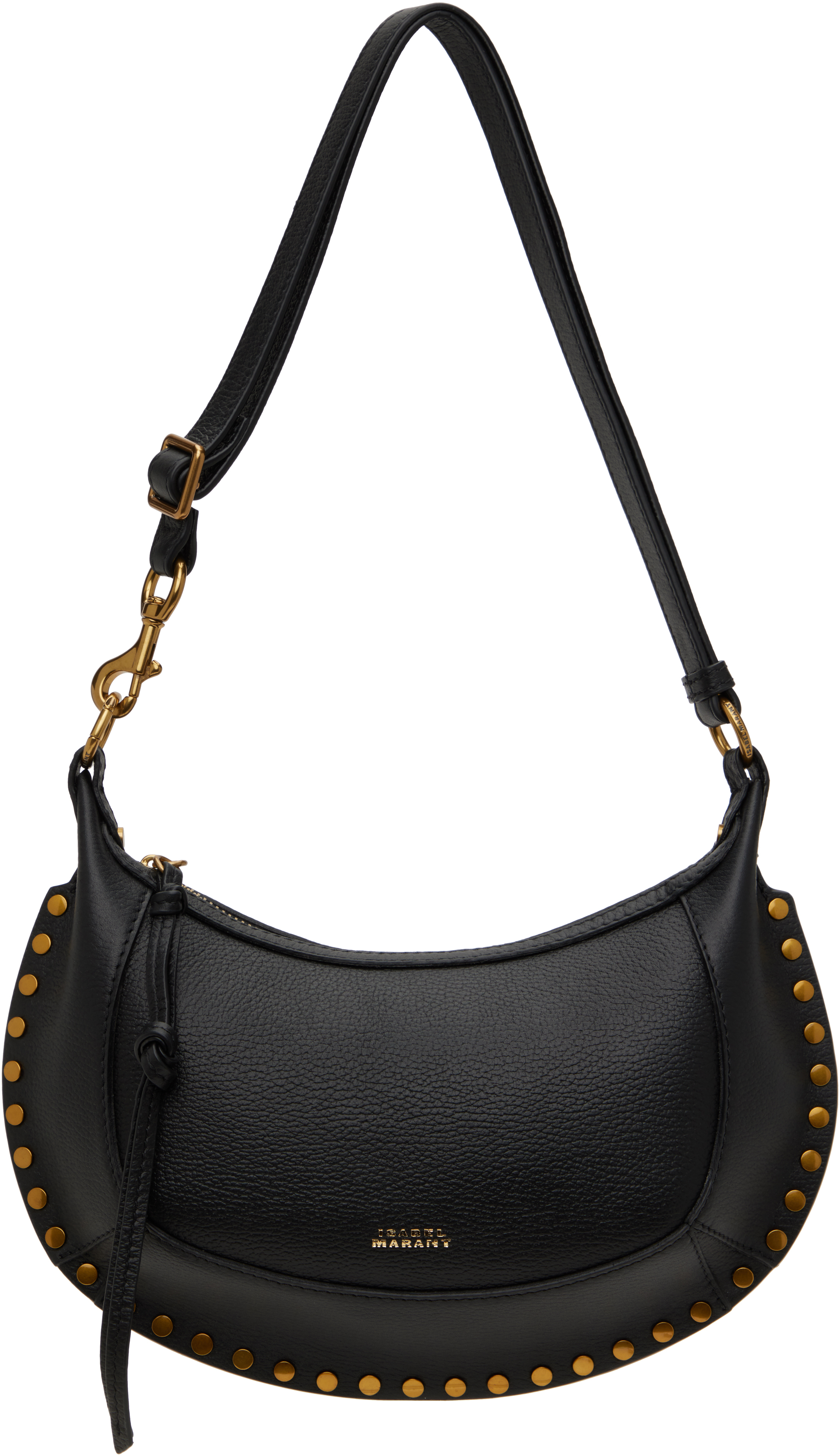 Isabel Marant: Black Oskan Moon Bag | SSENSE Isabel Marant: Black Oskan Moon Bag | SSENSE