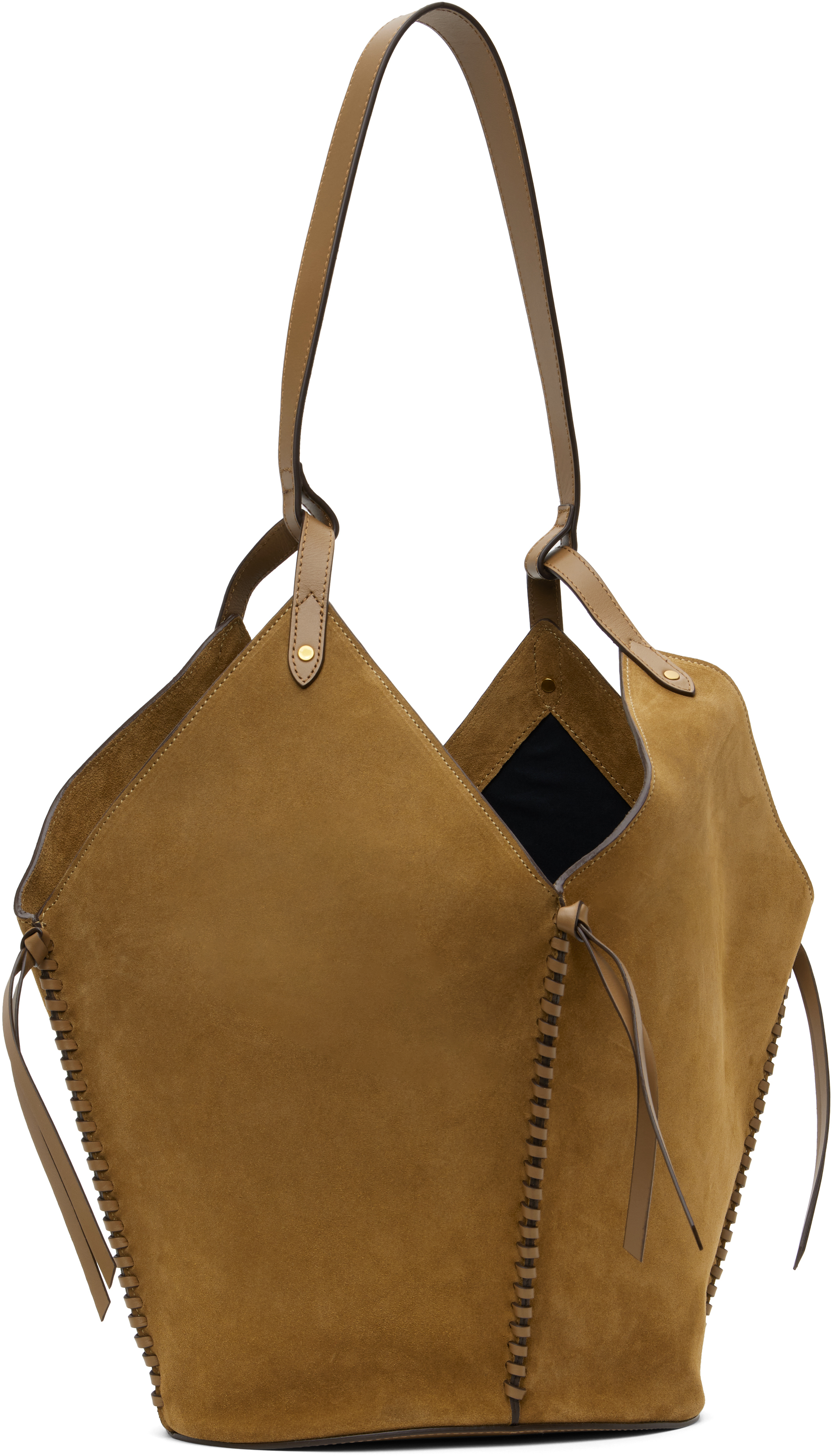 Isabel Marant Tampa Suede Shoulder Bag In Taupe