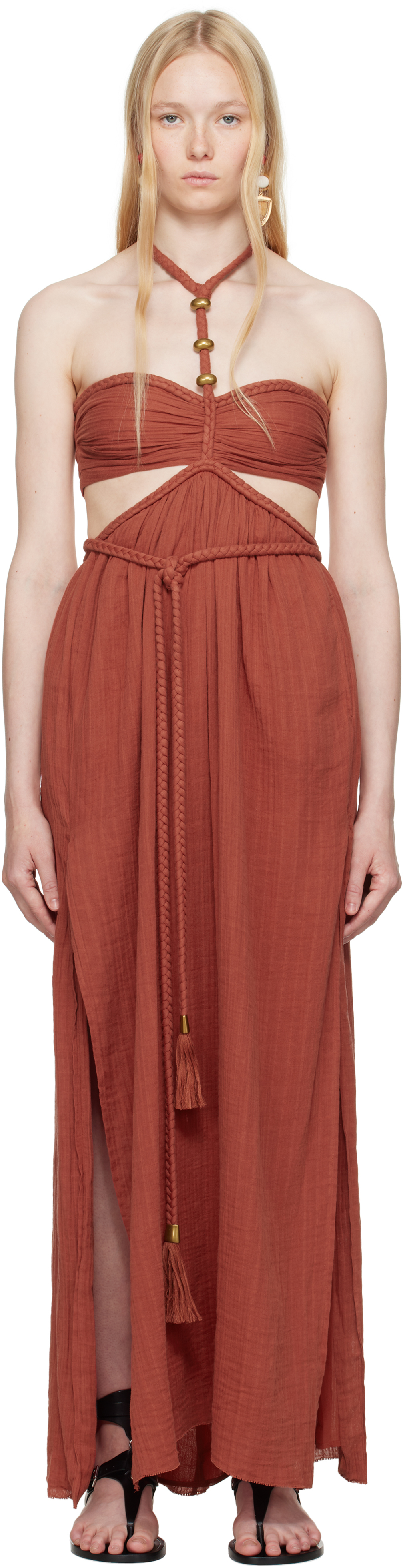 Orange Justine Maxi Dress