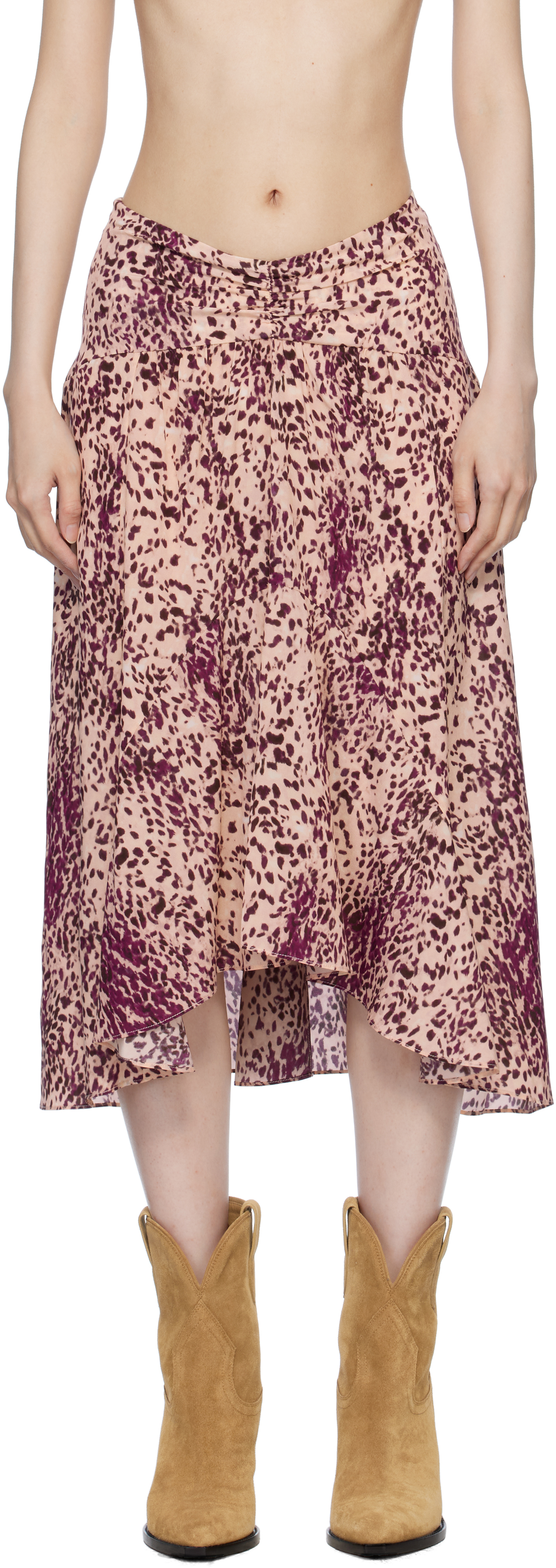【関税込み】Isabel Marant パープル Olena ミディアムスカート Isabel Marantのパープル Olena ミディアムスカートがセール中