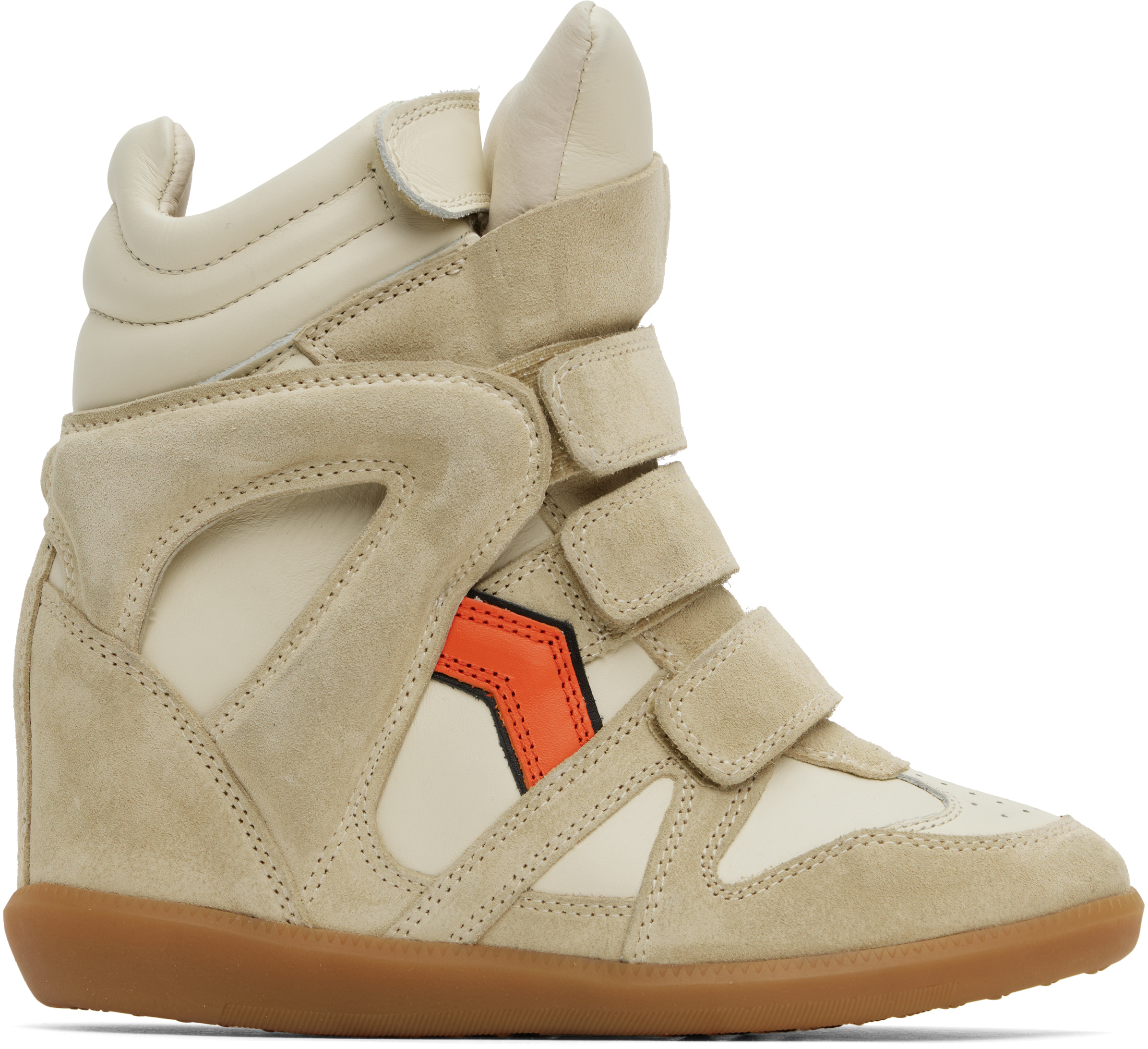 【関税込み】Isabel Marant ベージュ Bekett スニーカー Isabel Marant: Beige Bekett Sneakers | SSENSE