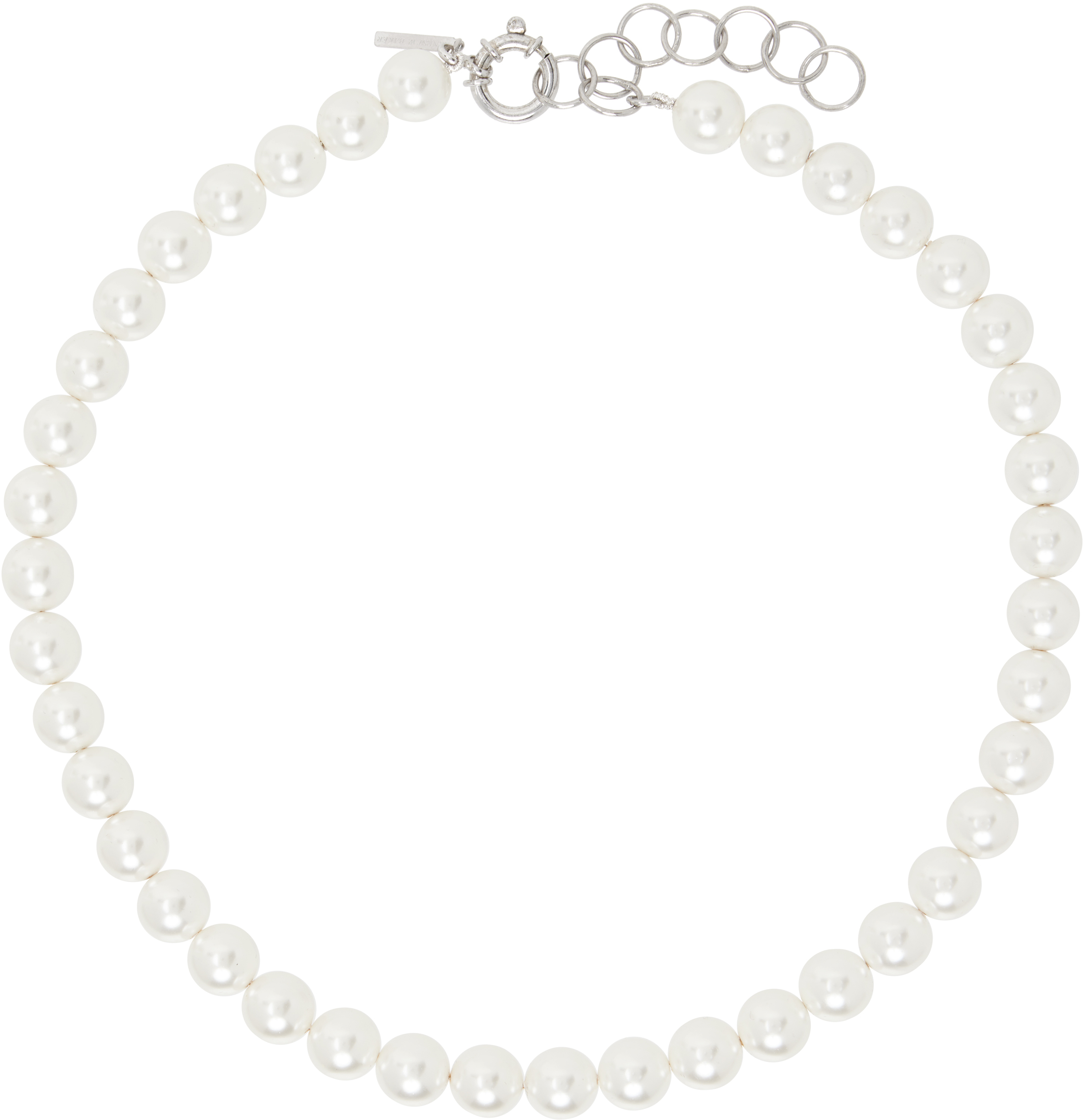 White Shell Pearl Necklace