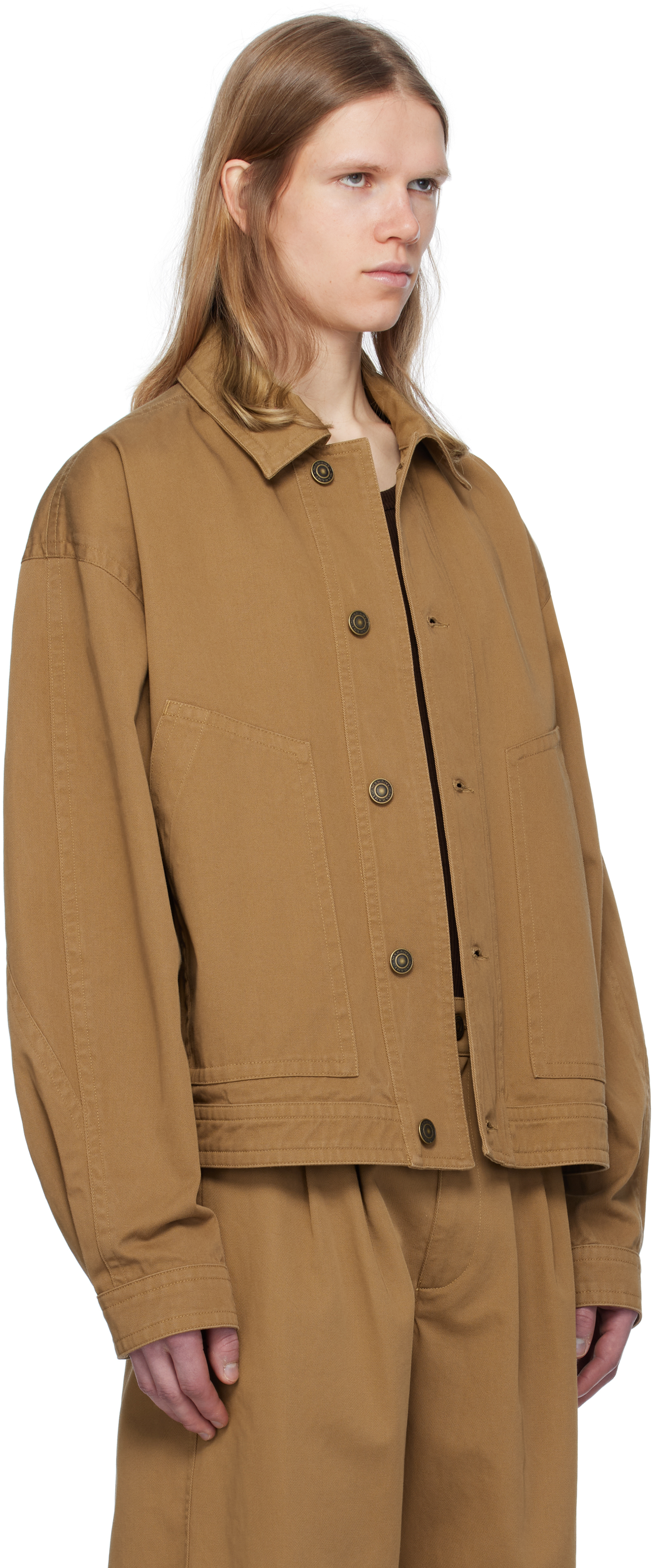 ISABEL MARANT TAN FOREST JACKET